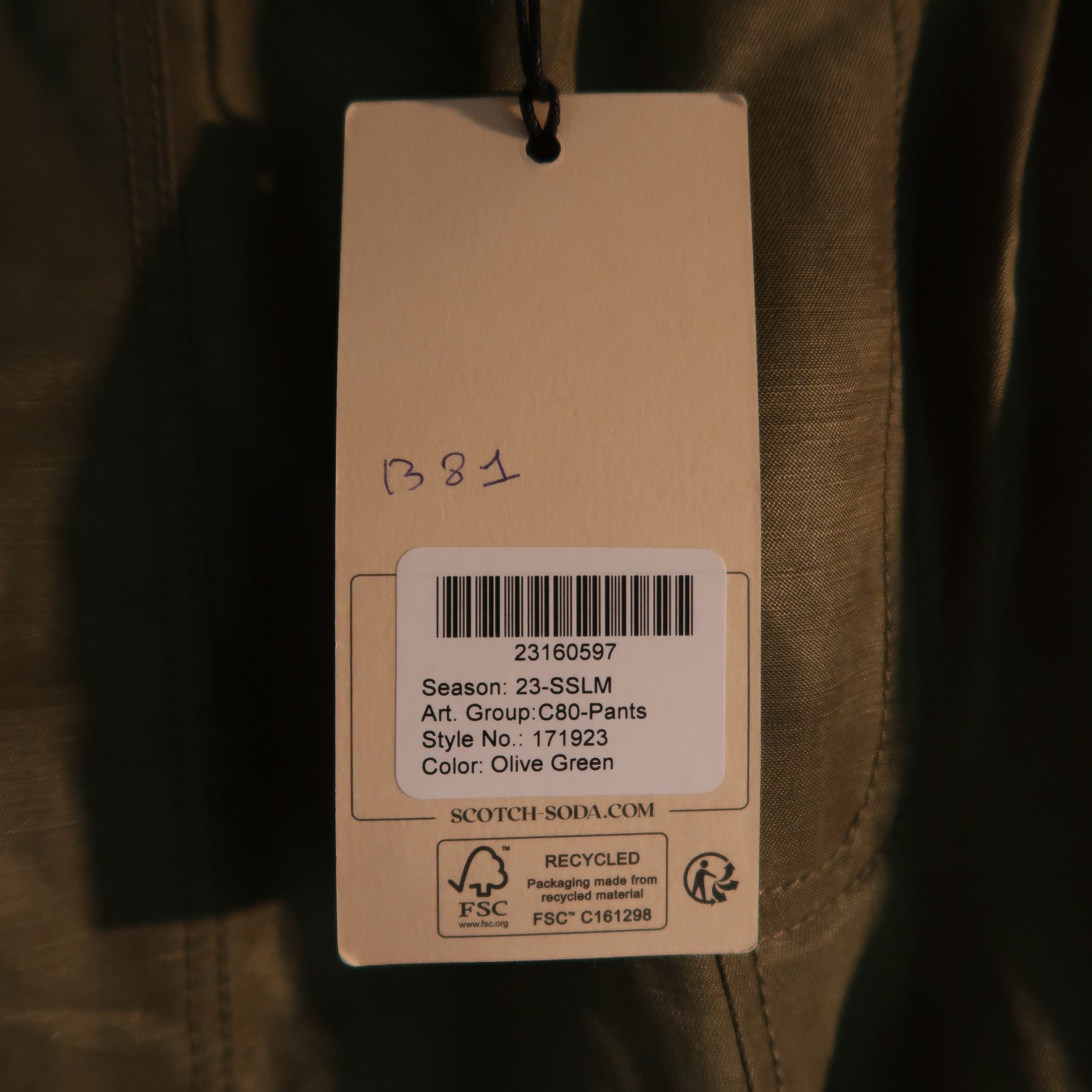 Pantalon kaki 