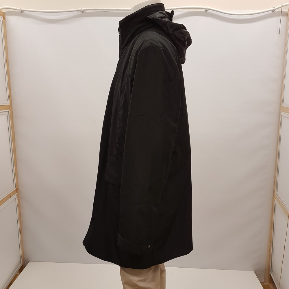 Parka noire à capuche - BRICE - taille 58 Bon état - Vue 2 - 