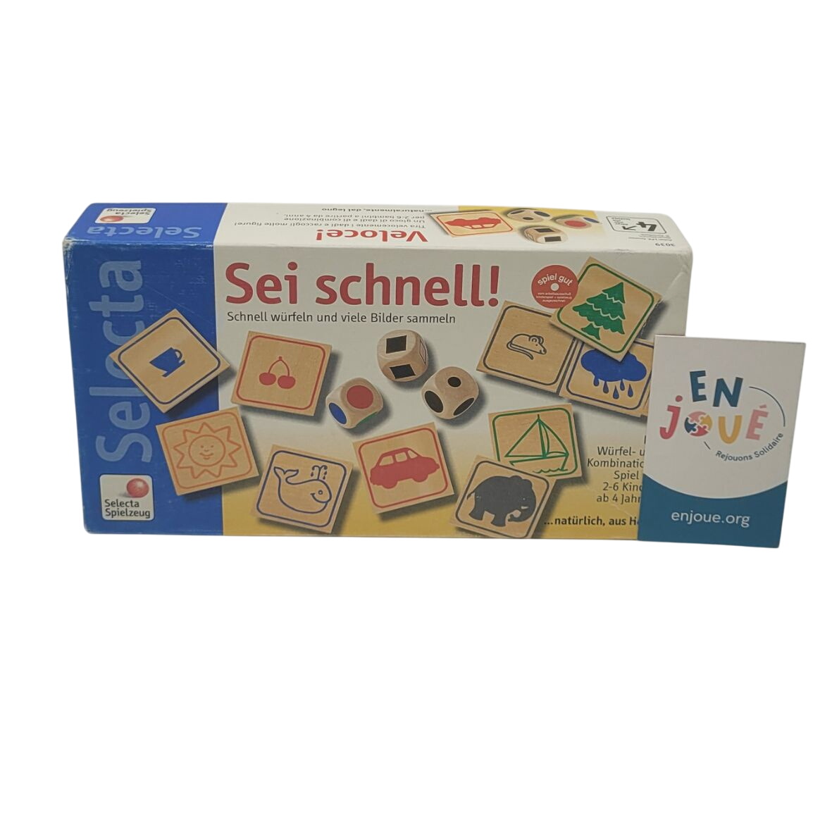 Acheter Jeu en bois - Soyez rapides ! Selecta - A partir de 4 ans. - 15,00 € Jeu en bois - Soyez rapides ! Selecta - A partir de 4 ans. - reconditionné disponible sur Label Emmaüs