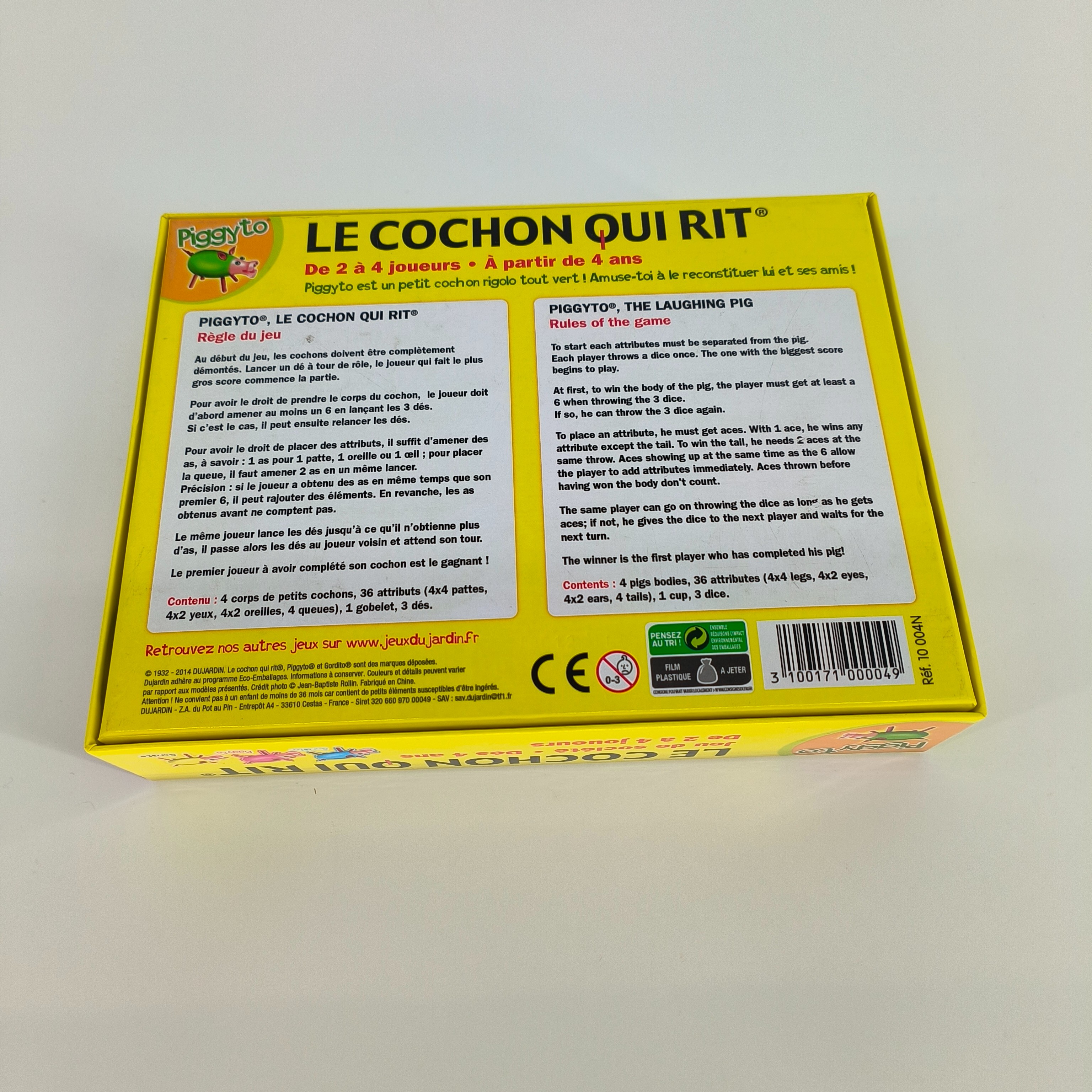 Voir photo 2 de Jeu de société-Le cochon qui rit-Dujardin- à partir de 4 ans Jeu de société-Le cochon qui rit-Dujardin- à partir de 4 ans Très bon état - Vue 2 -