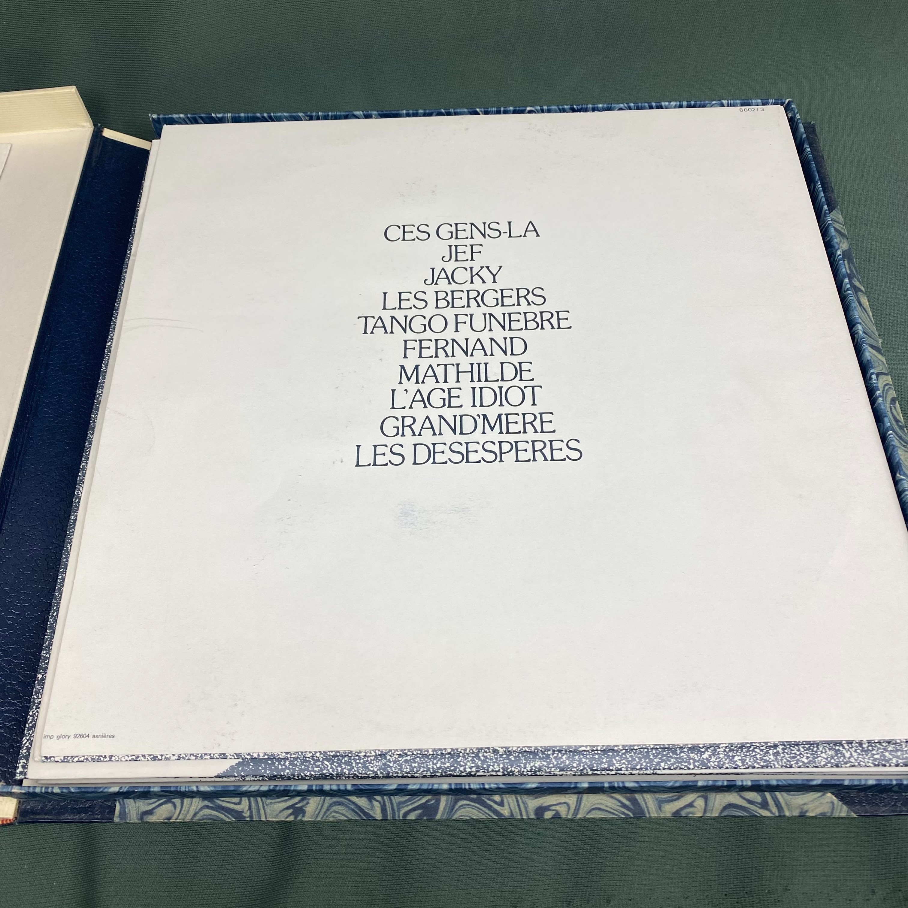 Voir photo 5 de Intégrale des textes de Jacques Brel Intégrale des textes de Jacques Brel Bon état - Vue 5 -