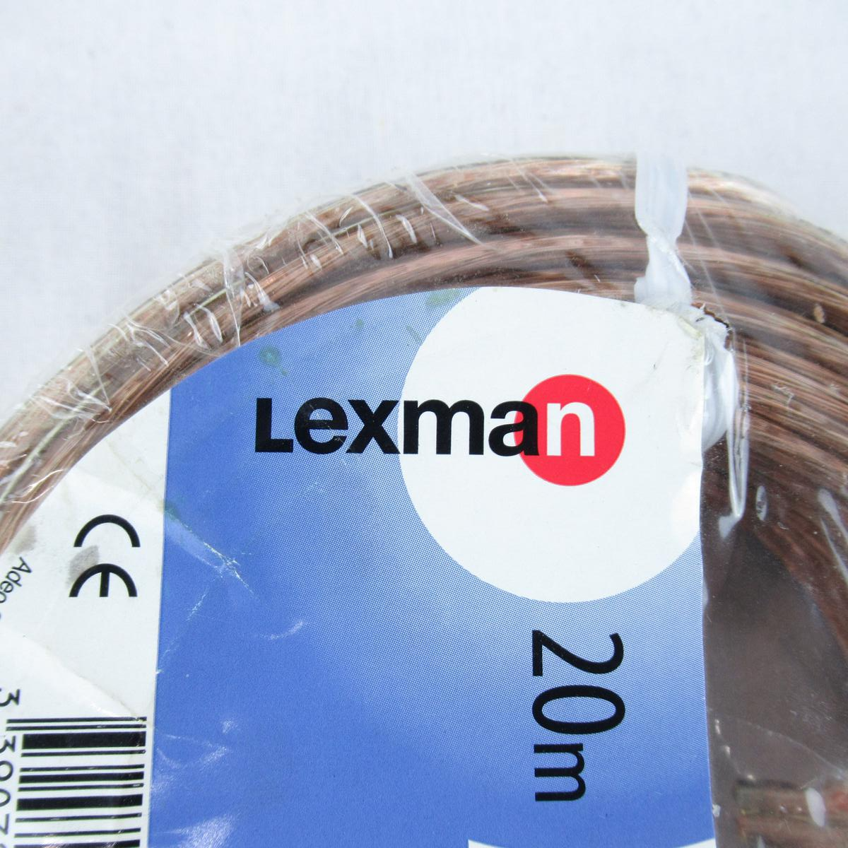 Voir photo 10 de 30 mètres de câble Hi-Fi OFC 2x1.5 mm² - Lexman 30 mètres de câble Hi-Fi OFC 2x1.5 mm² - Lexman Bon état - Vue 10 -