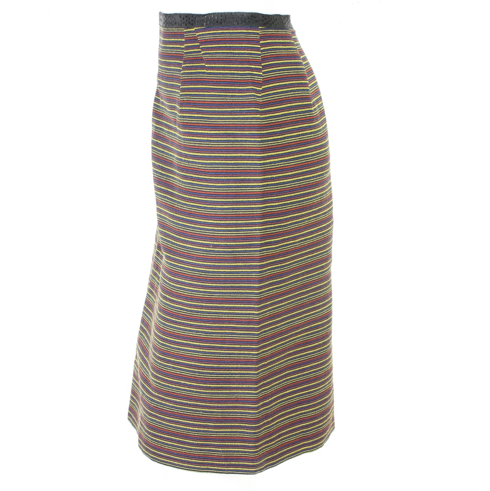 Jupe Vintage Femme Multicolore Taille Estimée 38  - Vue 3 - 