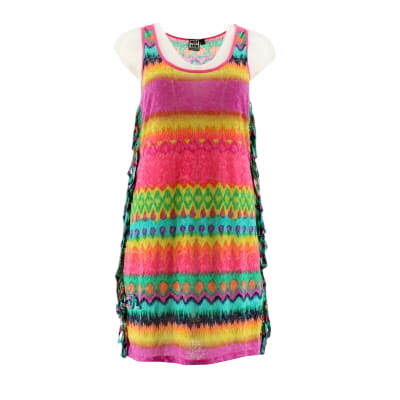Robe d'été imprimée multicolore - Femme - Walk and Talk - Taille 42/44 - Photo 0