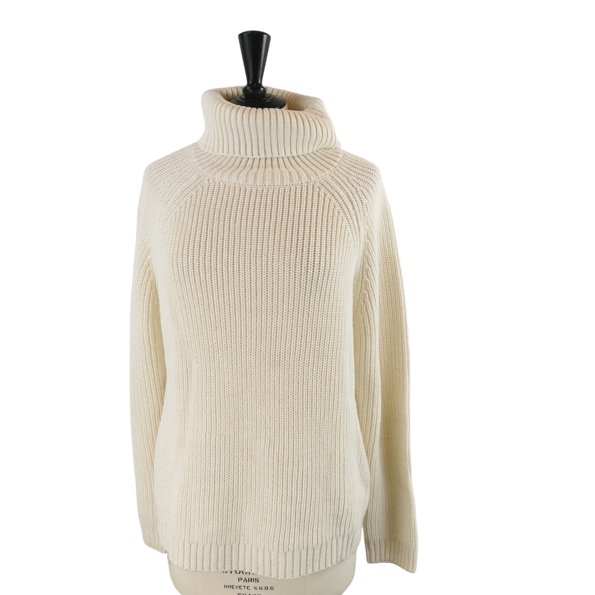Pull Tricot Blanc M (estime) - Label Emmaus - Modalova