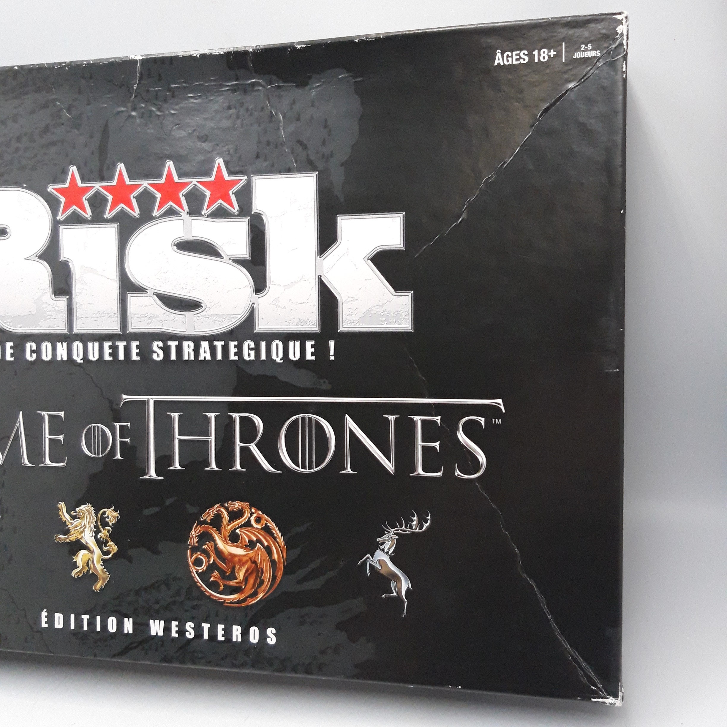 Risk "le jeu de conquête stratégique" game of thrones, édition westeros - Bon état - Photo 9