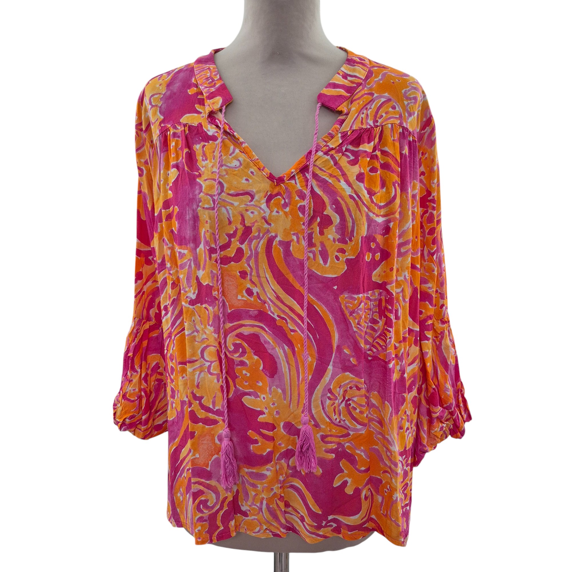 Blouse imprime - Paprika - S/M - paprika - Modalova