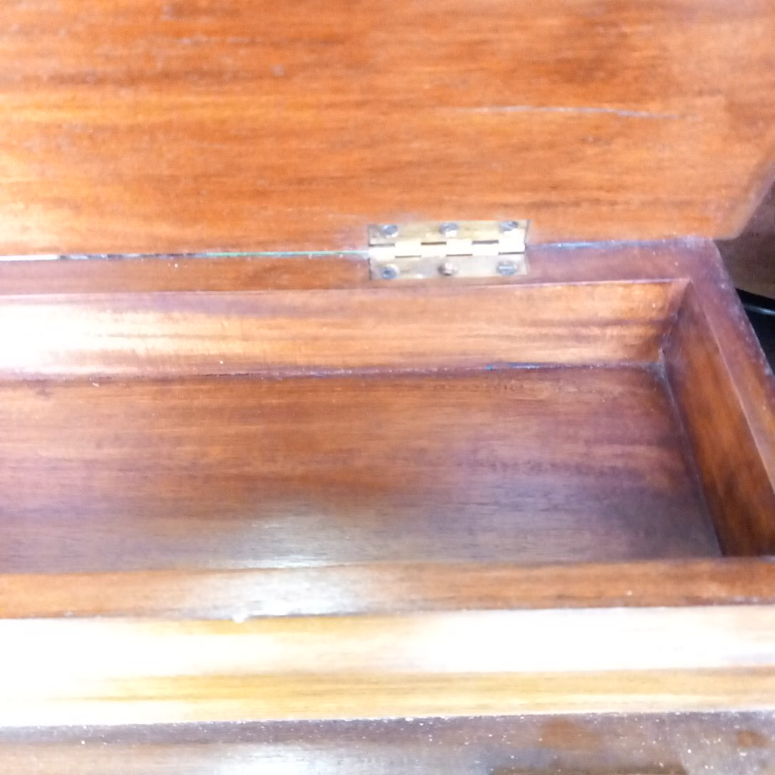 Secrétaire, bureau en acajou style Davenport - État correct - Photo 30