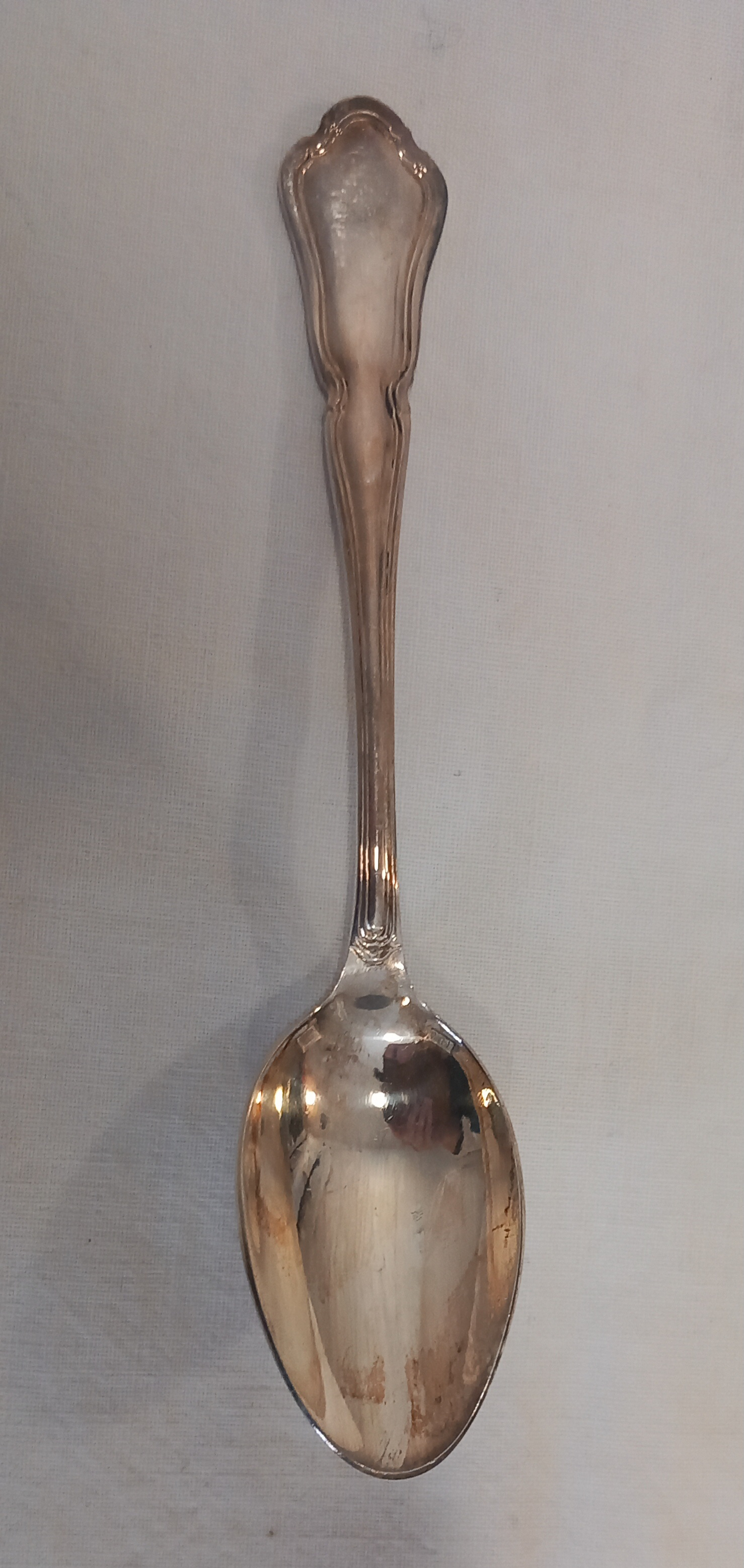 Duo de cuillère en métal blanc. - Bon état - Photo 2