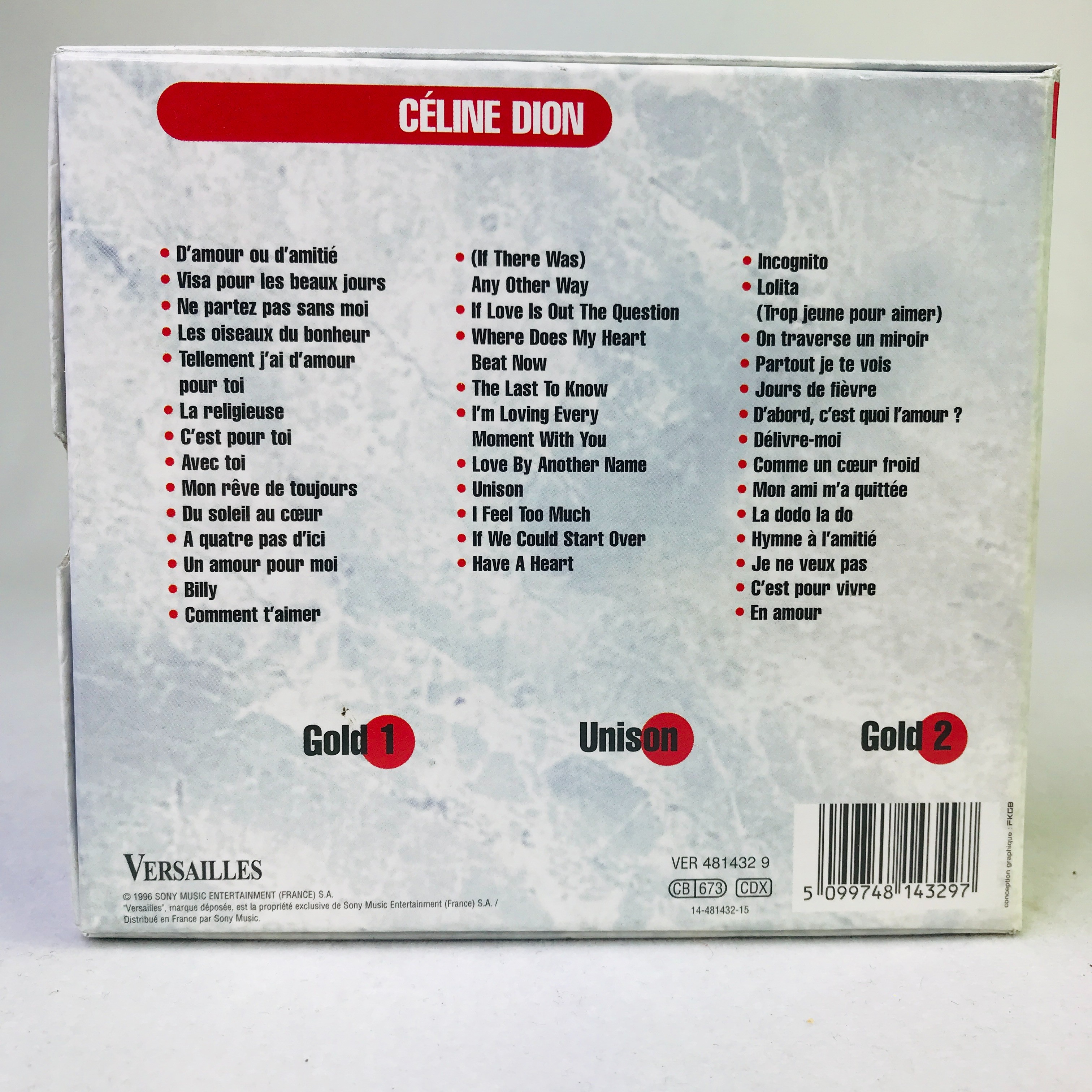 RARE COFFRET BOX 3CD - CELINE DION - 1996 COLLECTOR Très bon état - Vue 2 - 