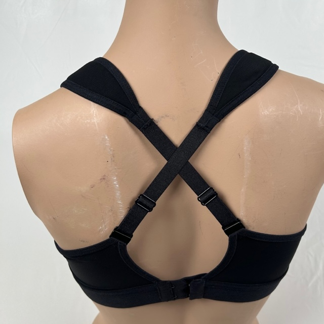 Brassière de training femme Power Up Thuasne 75B, noir Comme neuf - Vue 3 - 