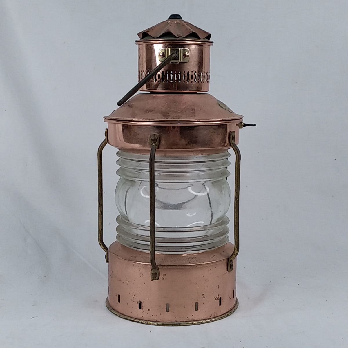 Lanterne Magique Ancienne En Tôle - Fabrication Française - Incomplète Et Modifiée