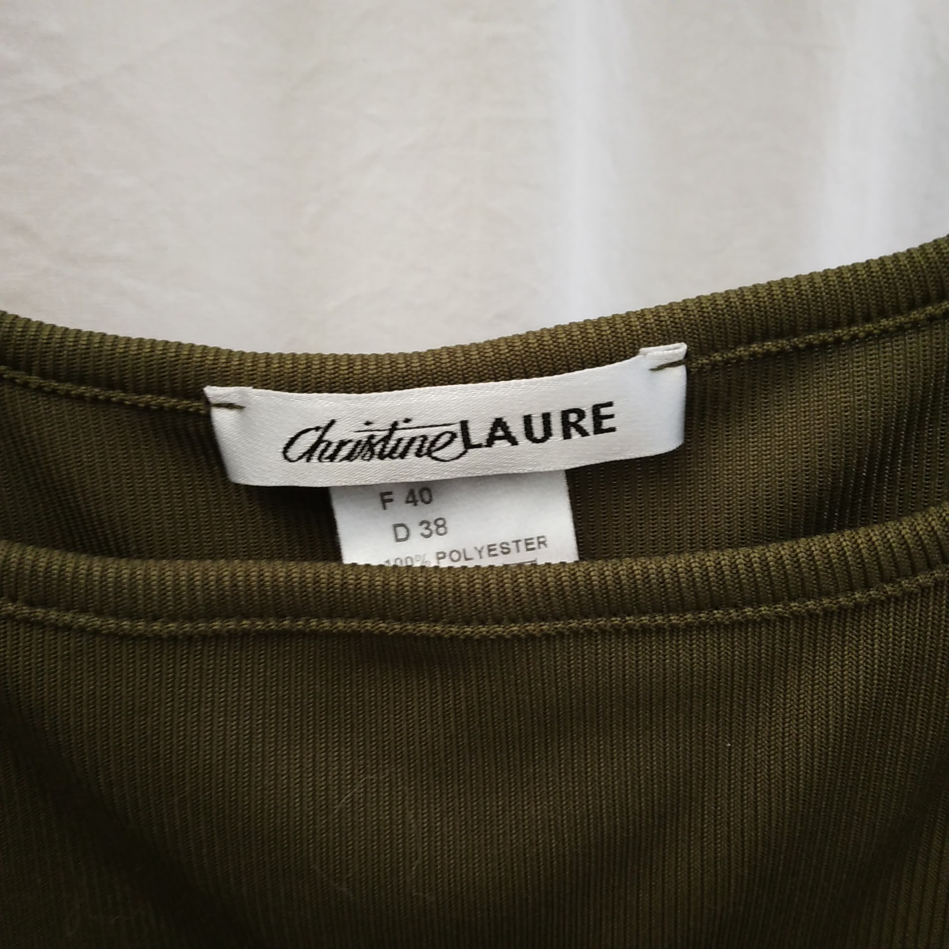 Débardeur kaki, Christine Laure - 40 - Photo 4