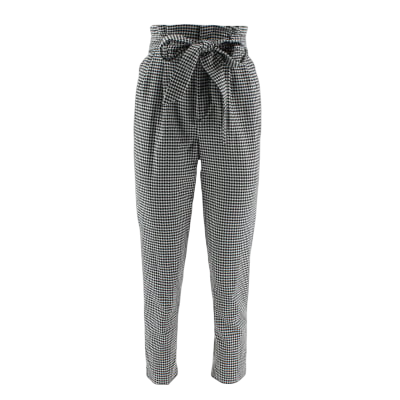 Pantalon imprim pieds de poule - Taille 34 - H&M - Modalova