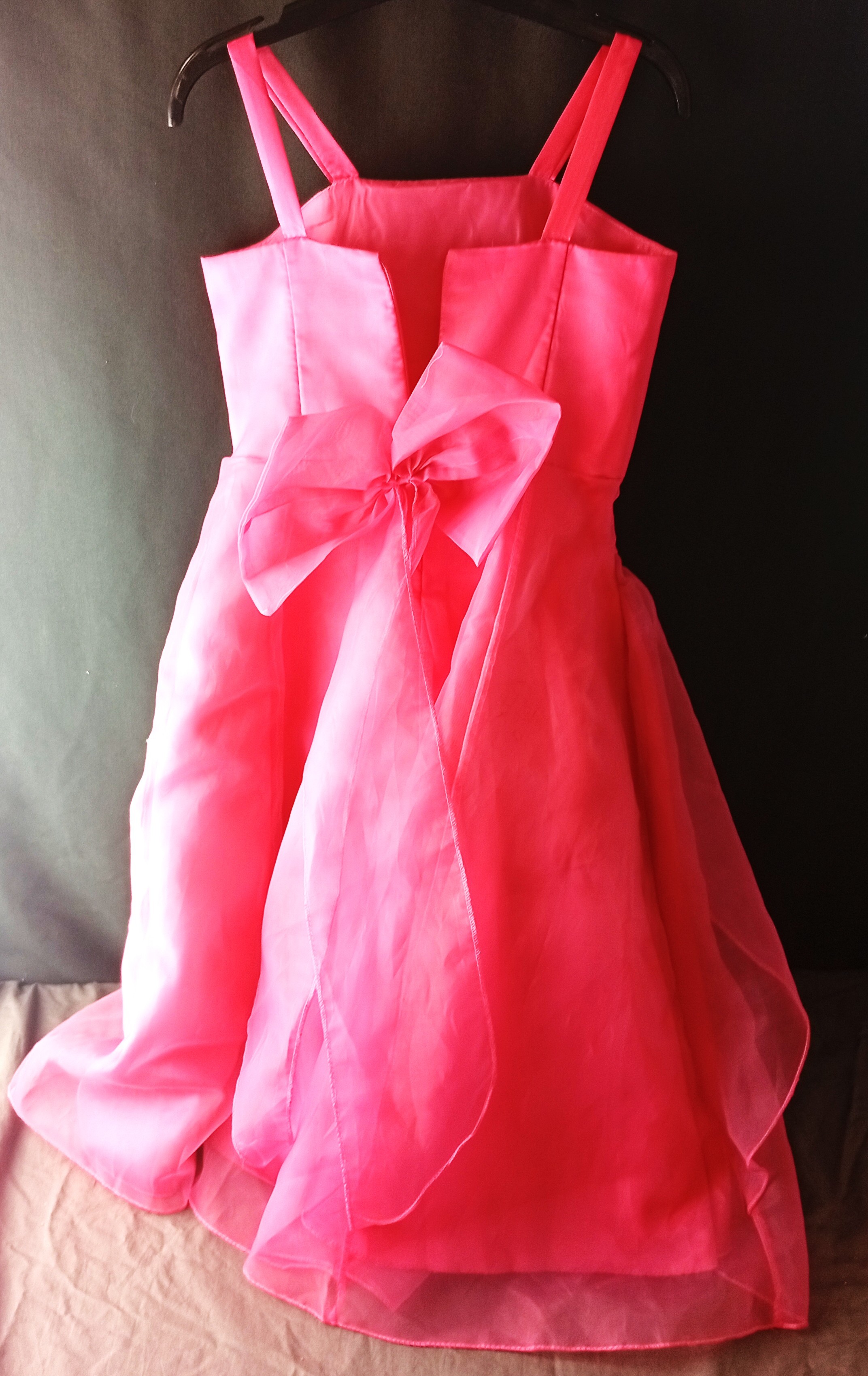 Robe de soirée rose fuchsia scintillante pour fillette- Taille 2 ans- Idéale cérémonie/ Mariage - Photo 4