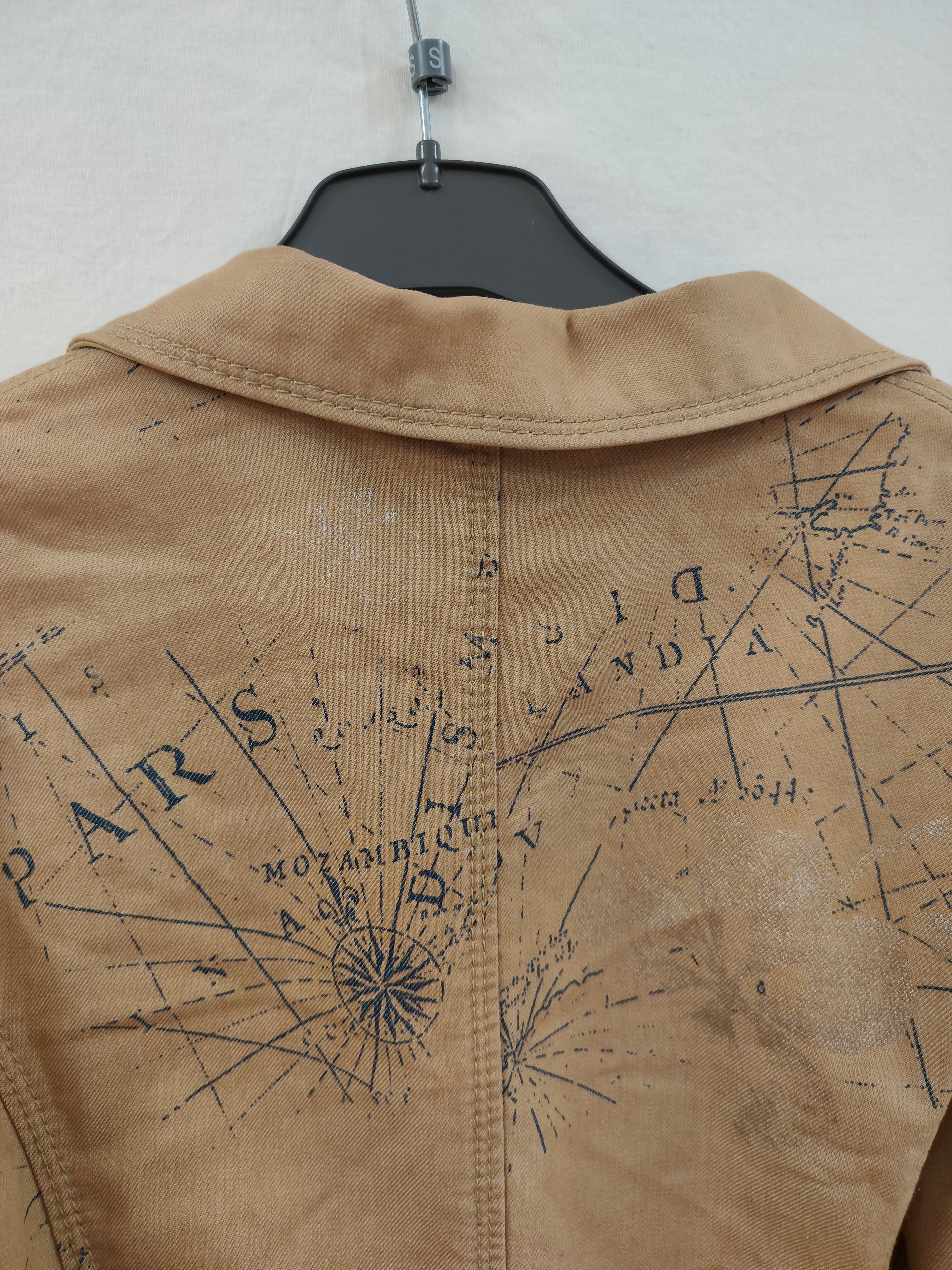 Veste de tailleur / Blazer ajusté style "Saharienne" urbaine Taille 40 Très bon état - Vue 10 - 