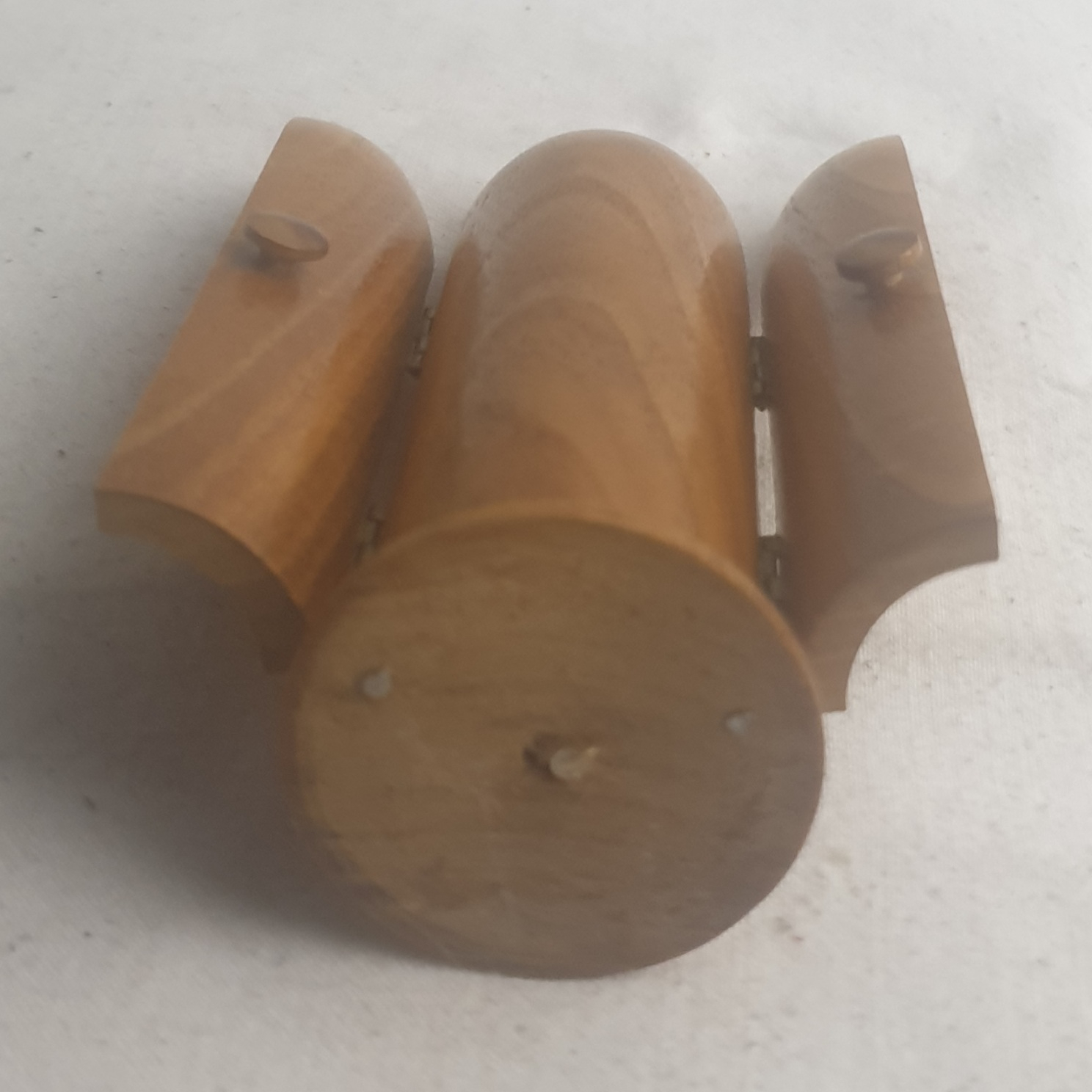 Statue sainte vierge et ogive en bois 12cm  - Photo 3