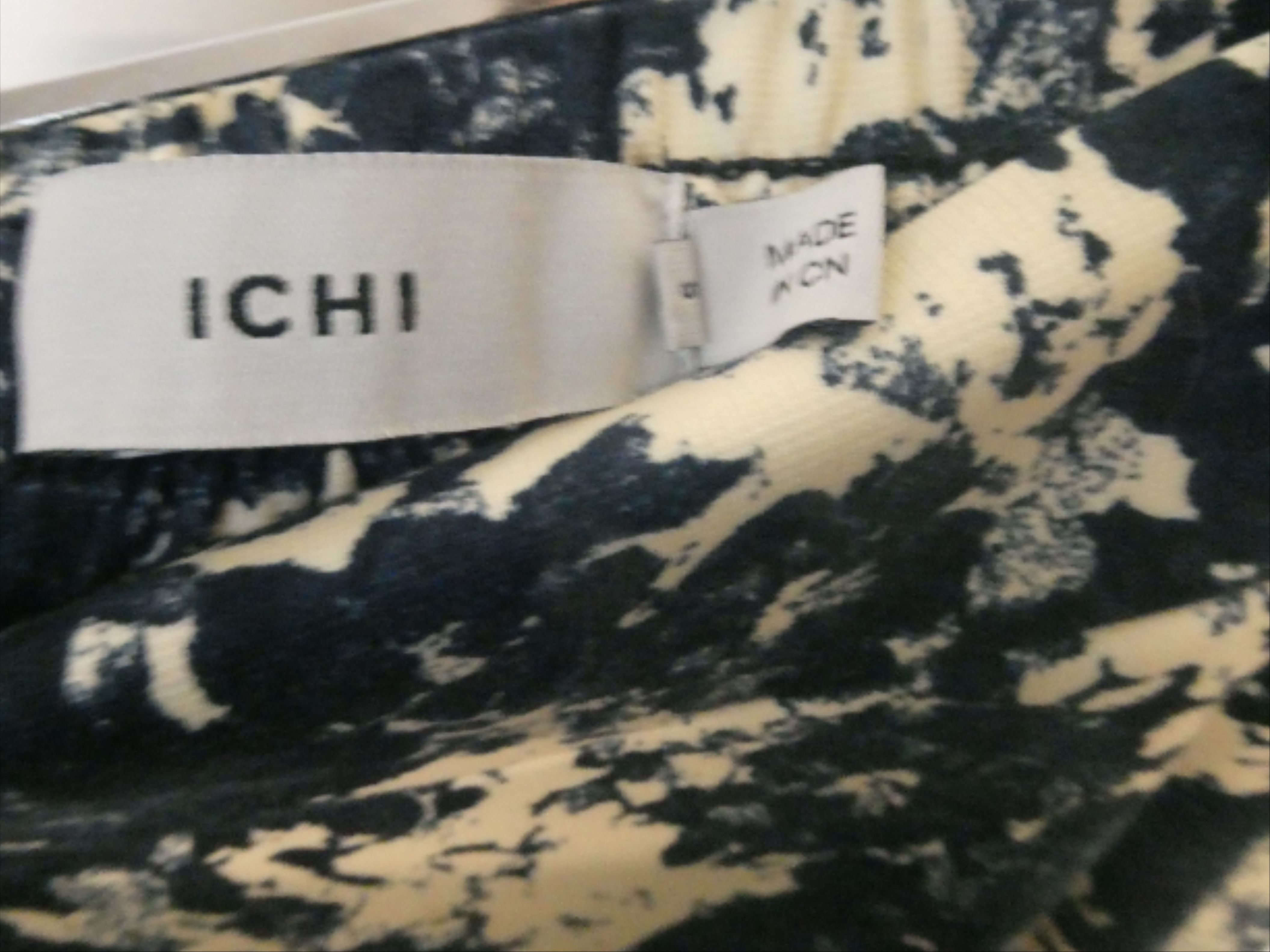 Ensemble Ichi Femme – Veste Taille M et Pantalon Taille T5, Motif Floral Bleu Marine - Photo 17