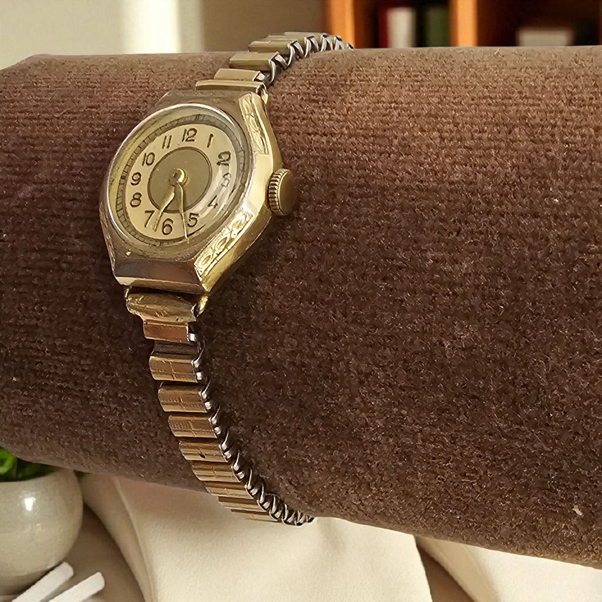 Montre vintage plaqué or 20 microns ( Lady ) - Photo 2