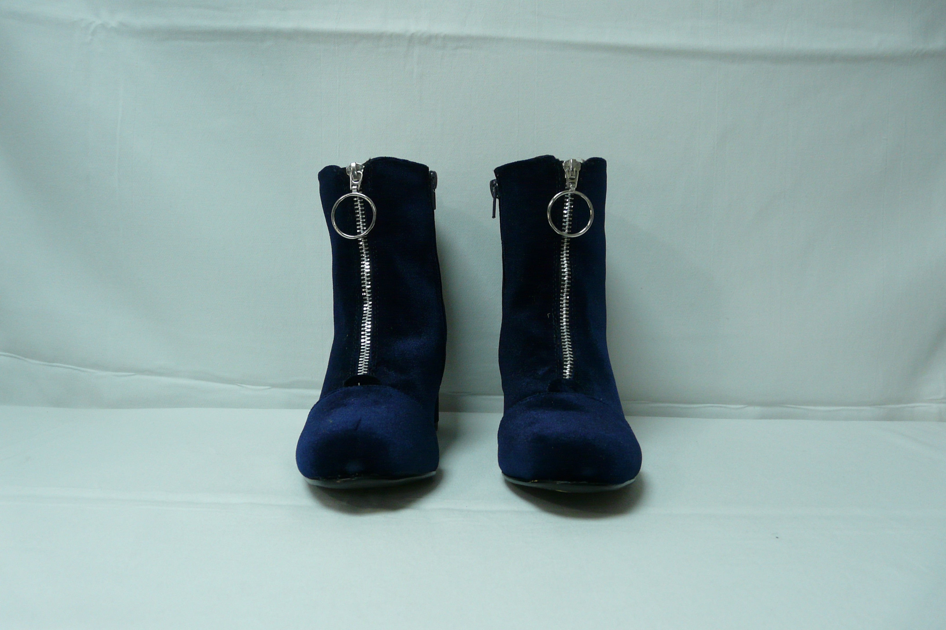 C73 - Bottines en velours - Kiabi - Pointure 38 - Photo 4