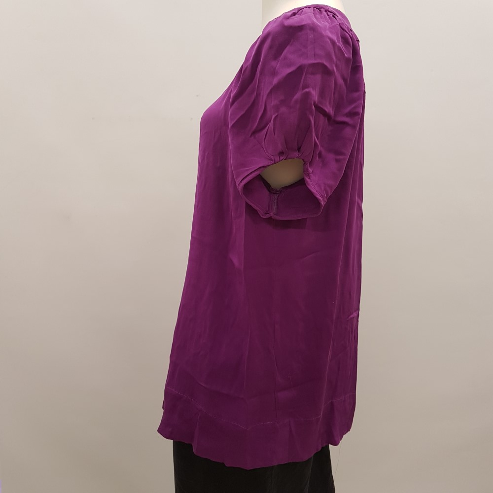 Blouse violette - CAROLL - Taille 44 - Photo 1