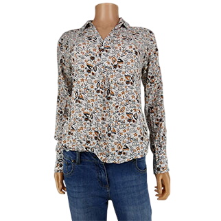 Acheter Blouse blanche imprimée - Femme - BONOBO - Taille M Très bon état - 13,90 € Blouse blanche imprimée - Femme - BONOBO - Taille M Très bon état - reconditionné disponible sur Label Emmaüs