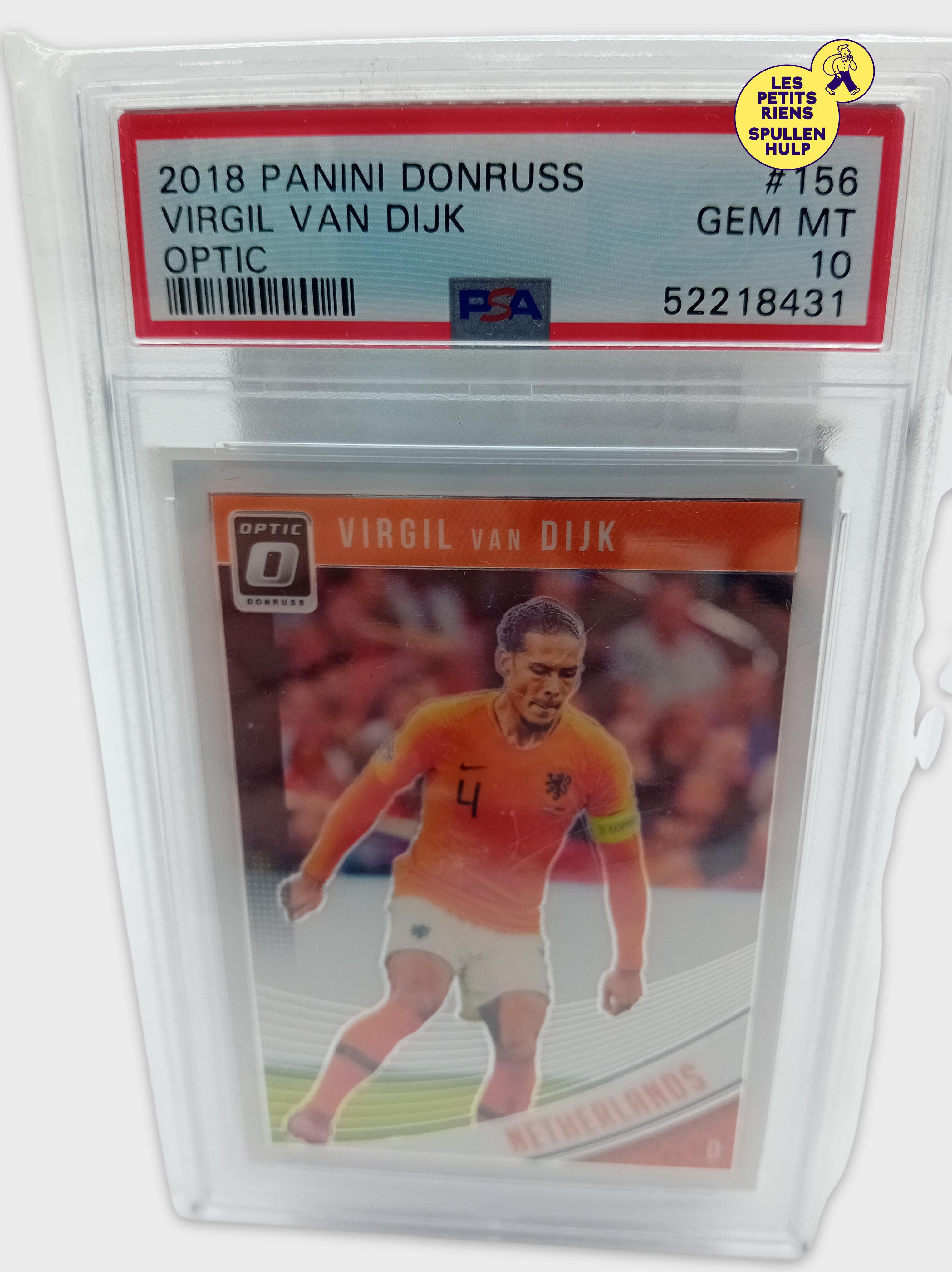Carte Foot Virgil Van Dijk Panini Donruss Optic 2018 Psa 10 Gem Mt (B627) Comme neuf -  reconditionné disponible sur Label Emmaüs