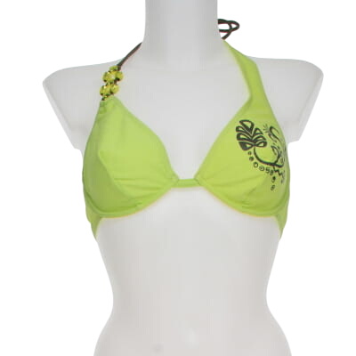 Haut de maillot de bain pistache imprim - Taille 40 - Label Emmaus - Modalova