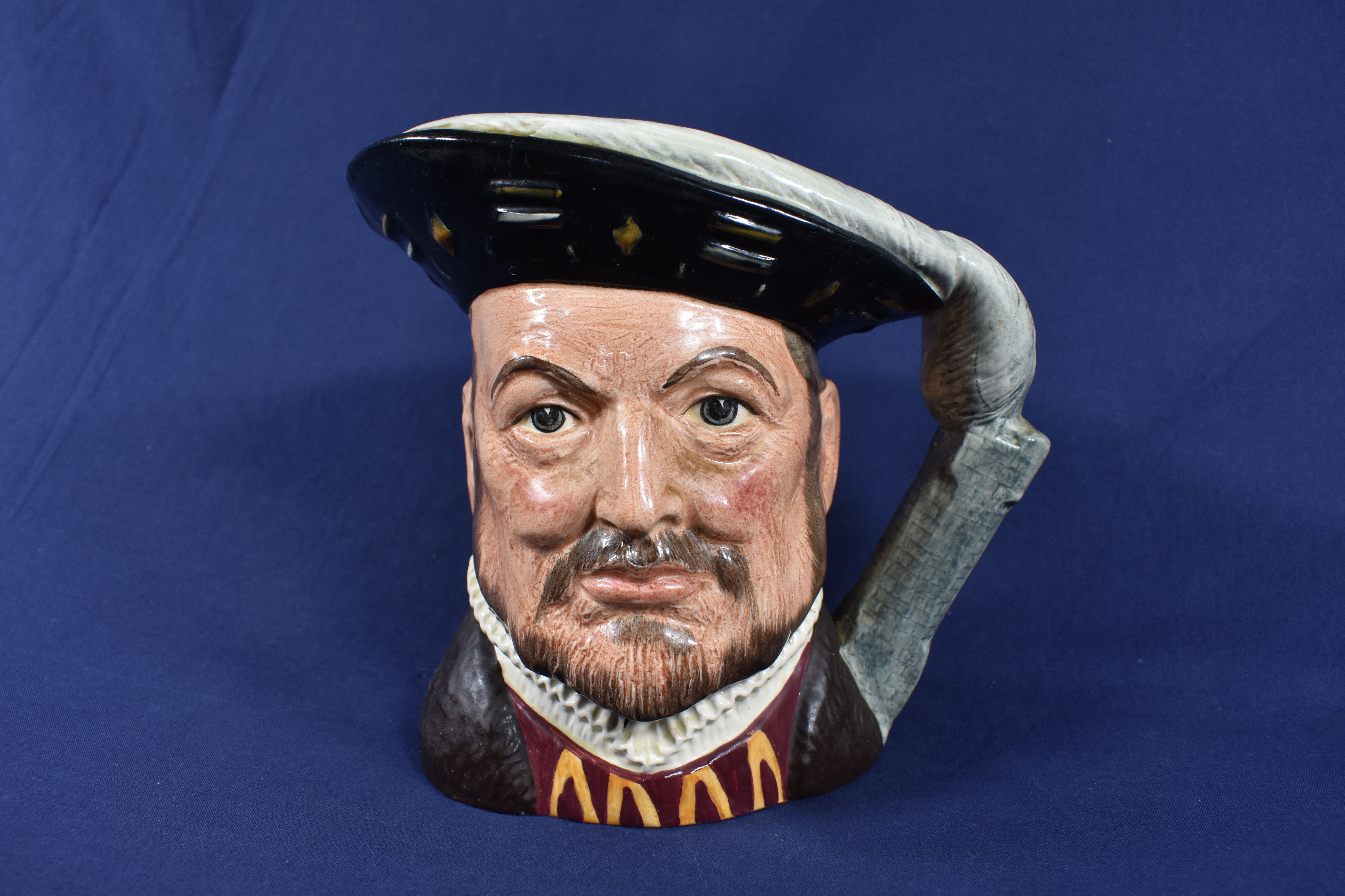 Chope-pichet " vintage " Henri VIII, Royal Doulton Angleterre hauteur 17 et diamètre 19 cm - Bon état - Photo 2