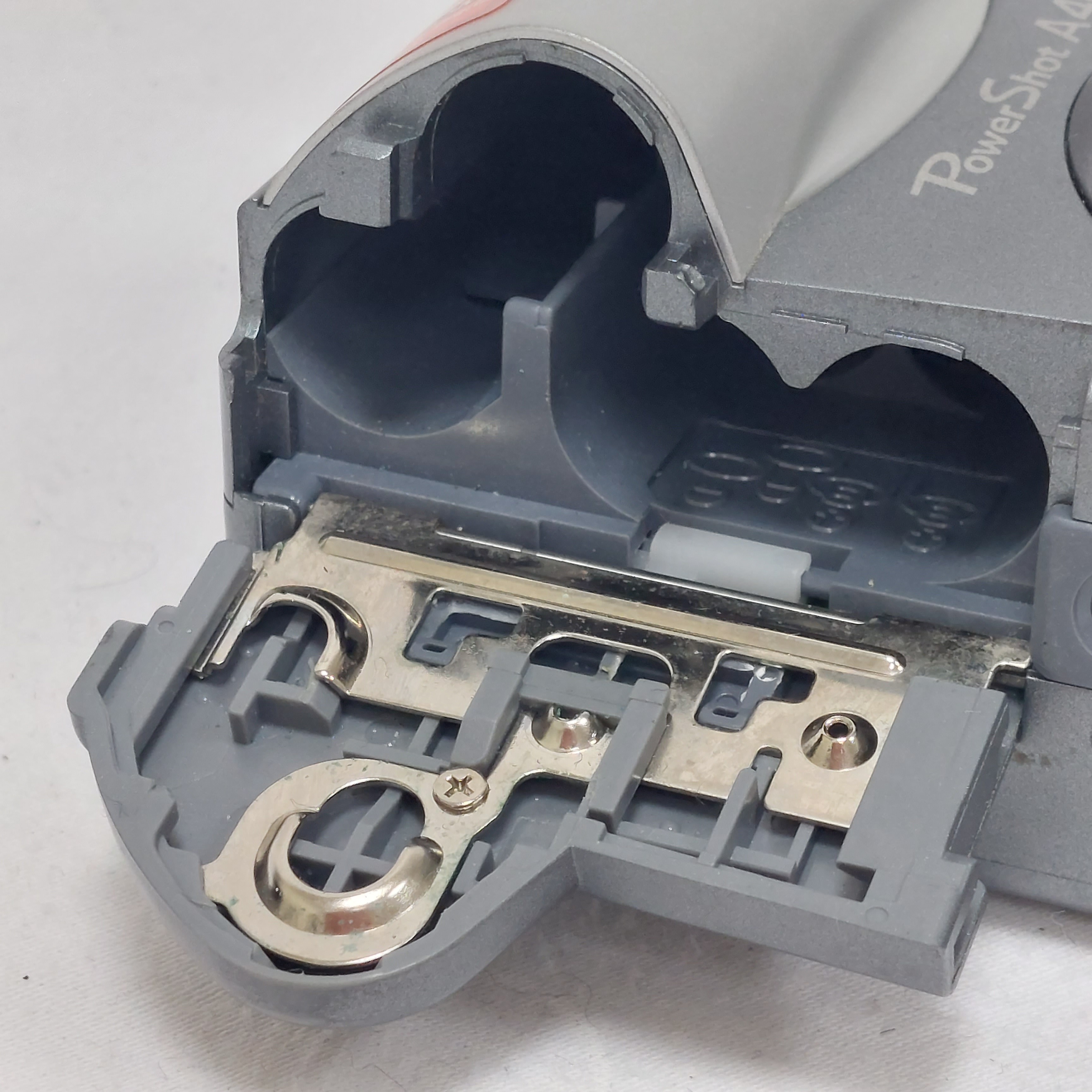 Appareil photo - Canon PowerShot A40 - compartiment pile ok - 2.0 megapixels - gris - Bon état - Photo 5