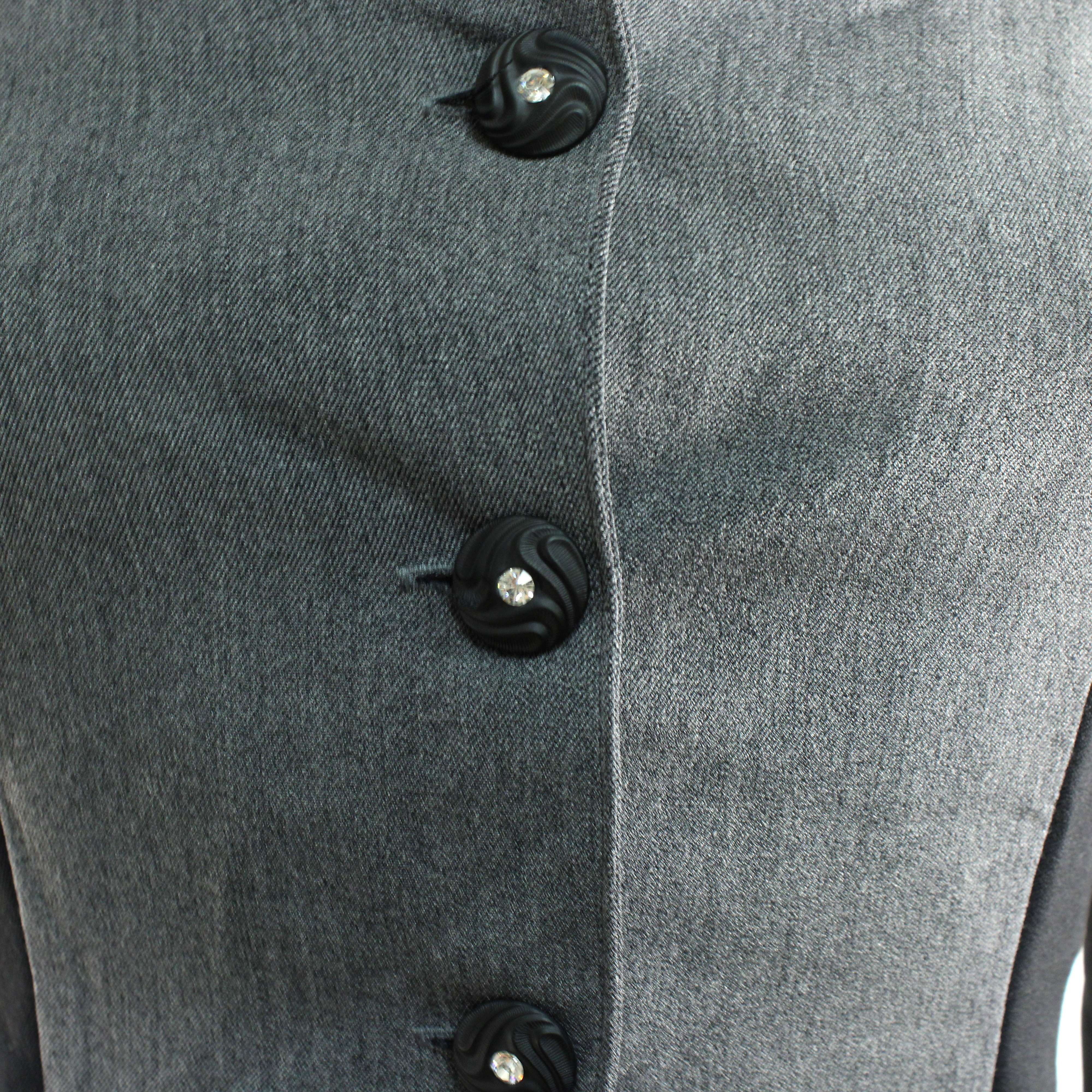 Veste Femme De Concours Equitation Noire & Grise EQUI.THEME Taille XS  - Vue 4 - 