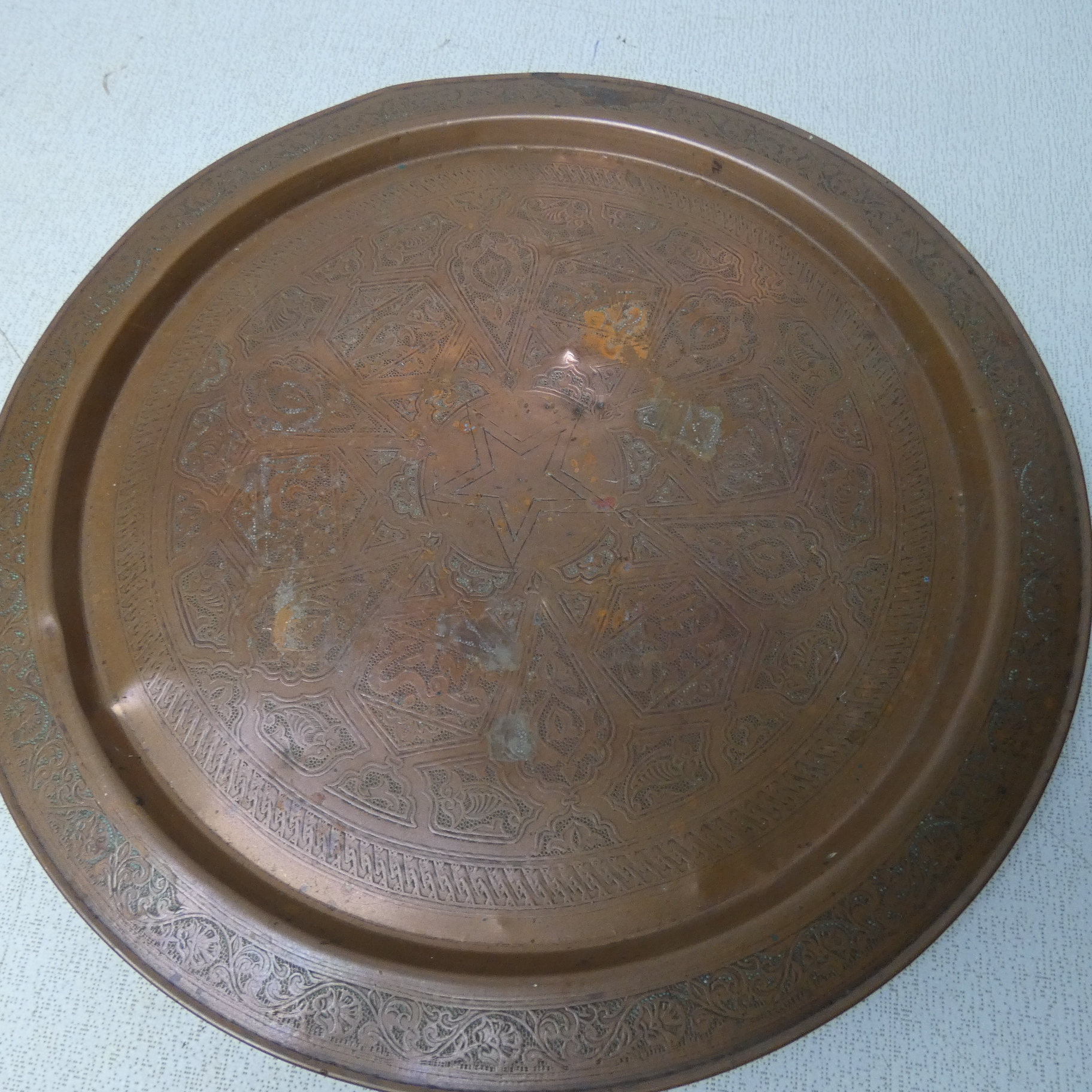 Lot de 2 Assiettes Murales + 1 Plateau État correct - Vue 6 - 