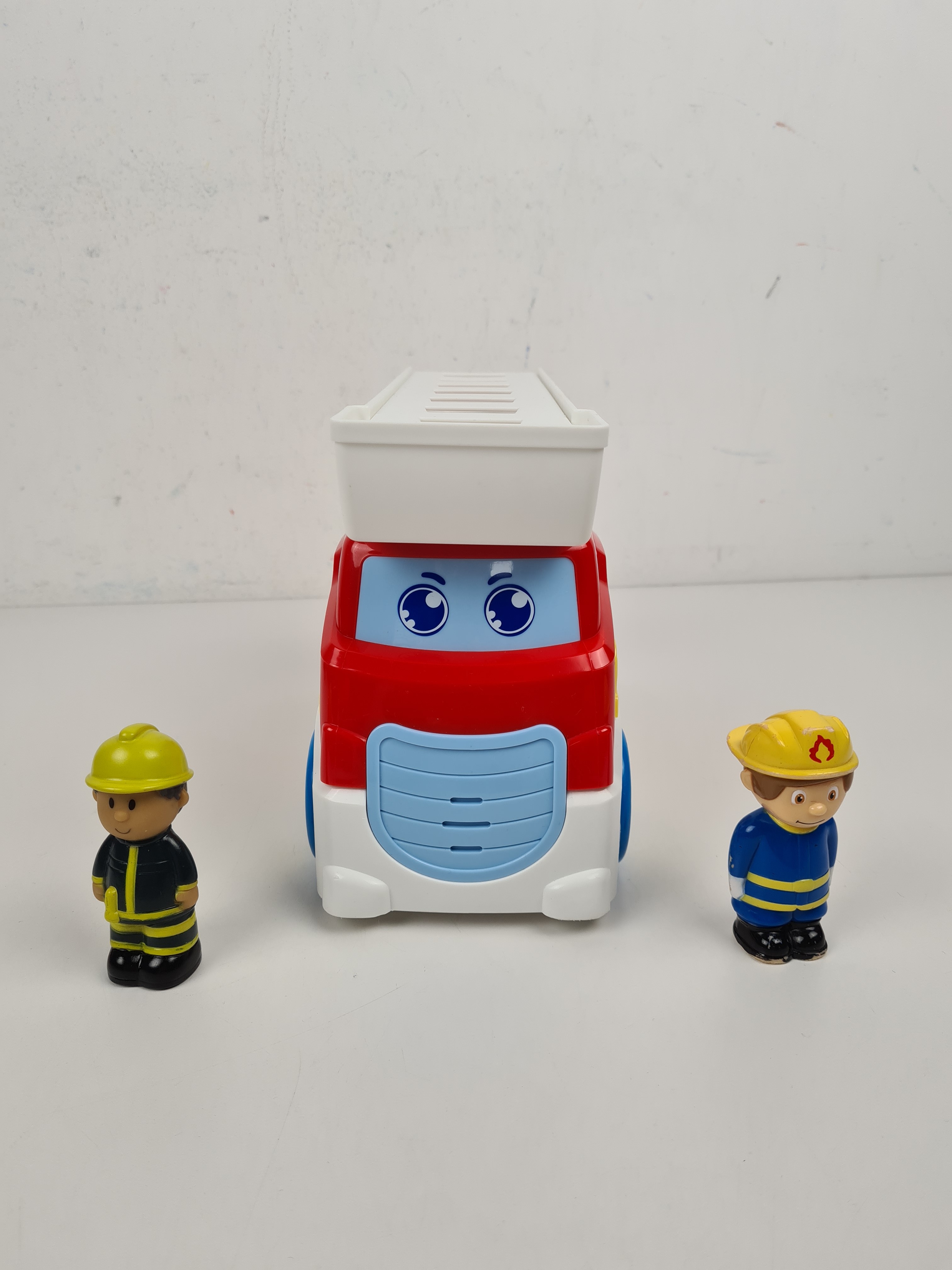 Voiture - Camion de pompiers interactif avec sons et lumière - 22 x 16 cm - Photo 1