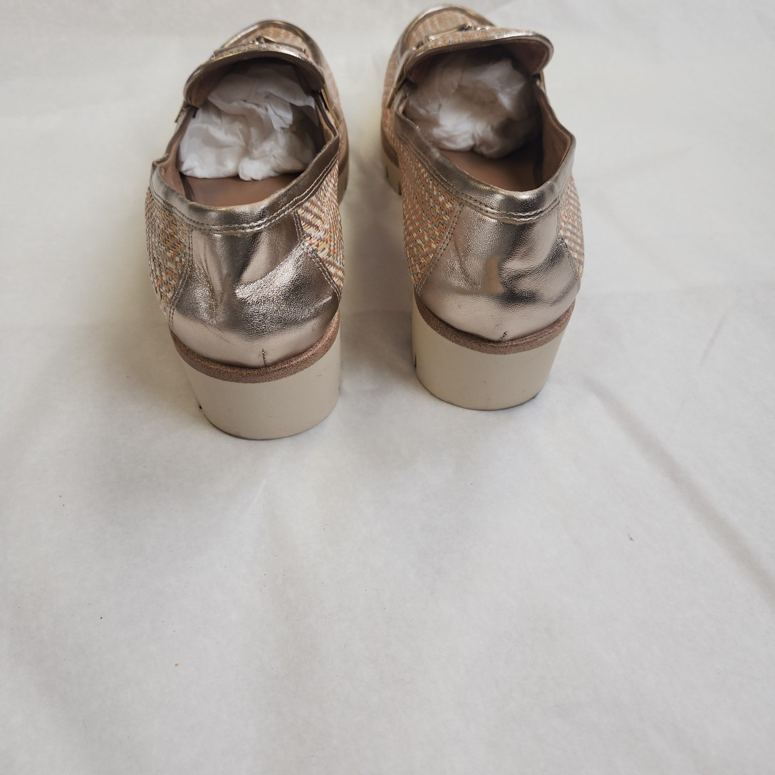Tamaris - Chaussure femme marron en toile / cuir - pointure 42  - Vue 4 - 