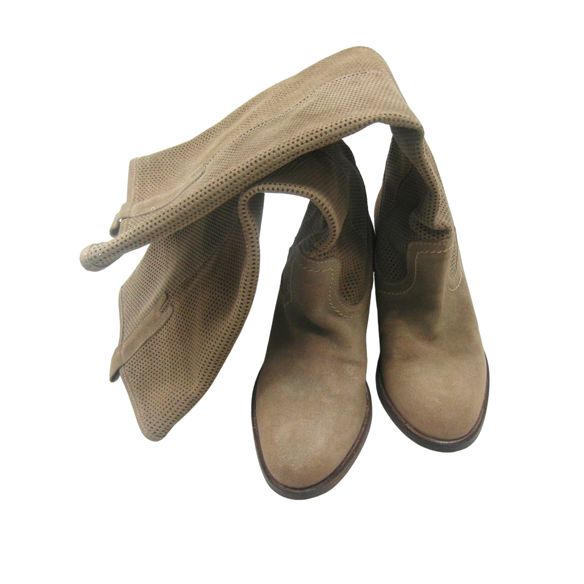 Bottes pour femme beige taille 37 - mline - Modalova
