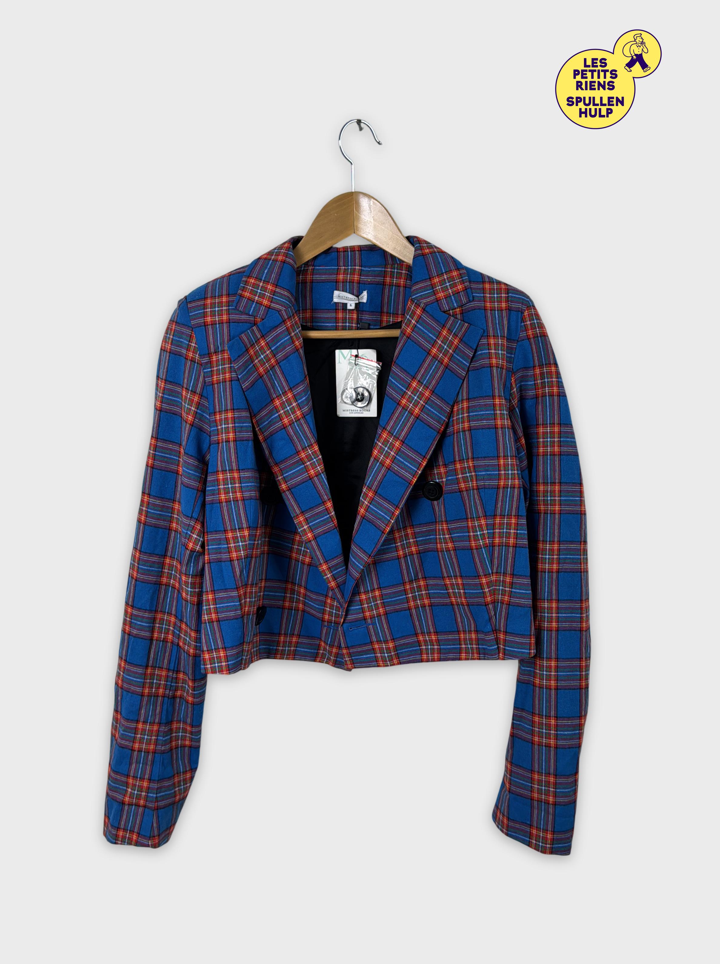 Blazer à carreaux Mistress rocks L 💙 - Photo 0