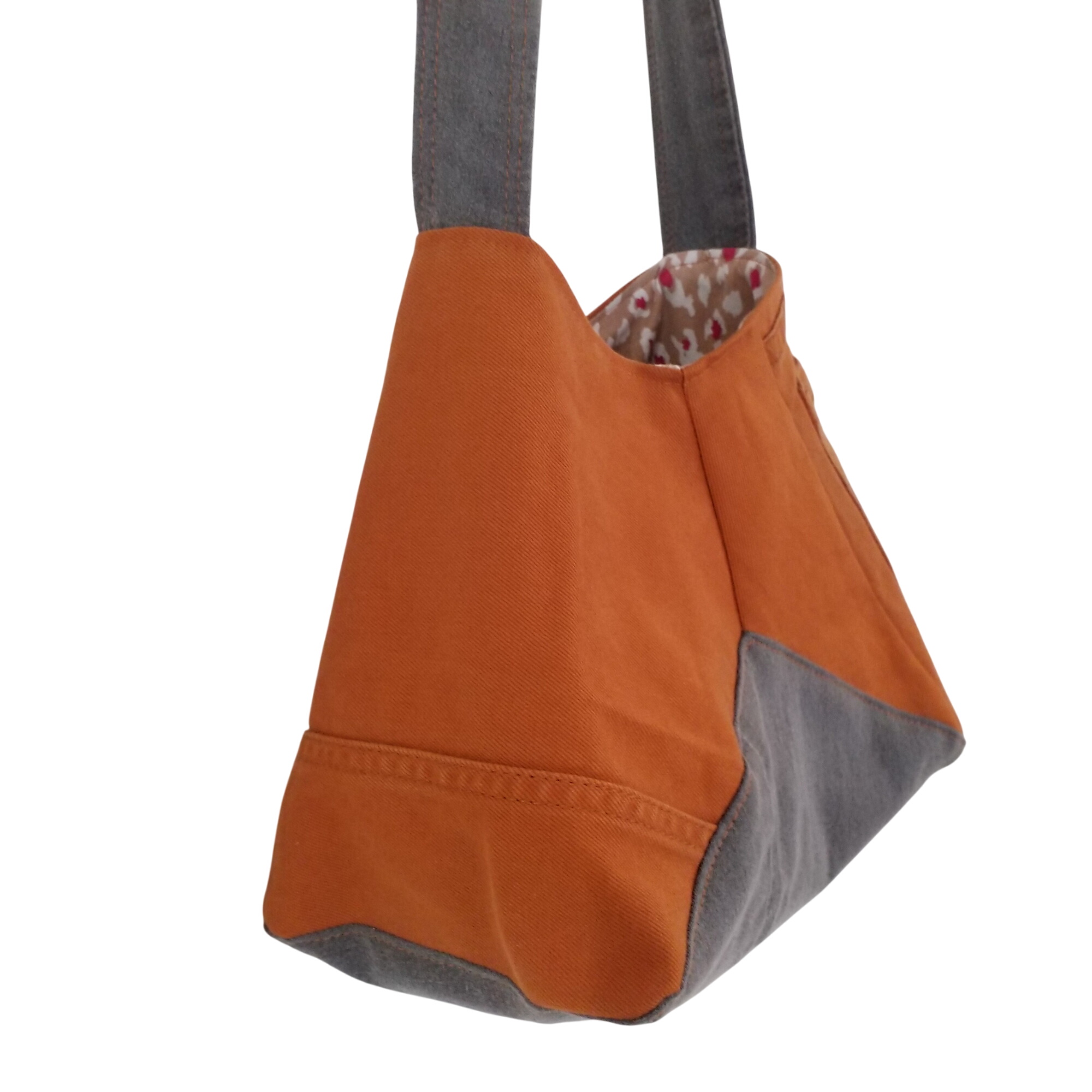 Sac à bandoulière création Frip’On bicolore Comme neuf -  reconditionné disponible sur Label Emmaüs