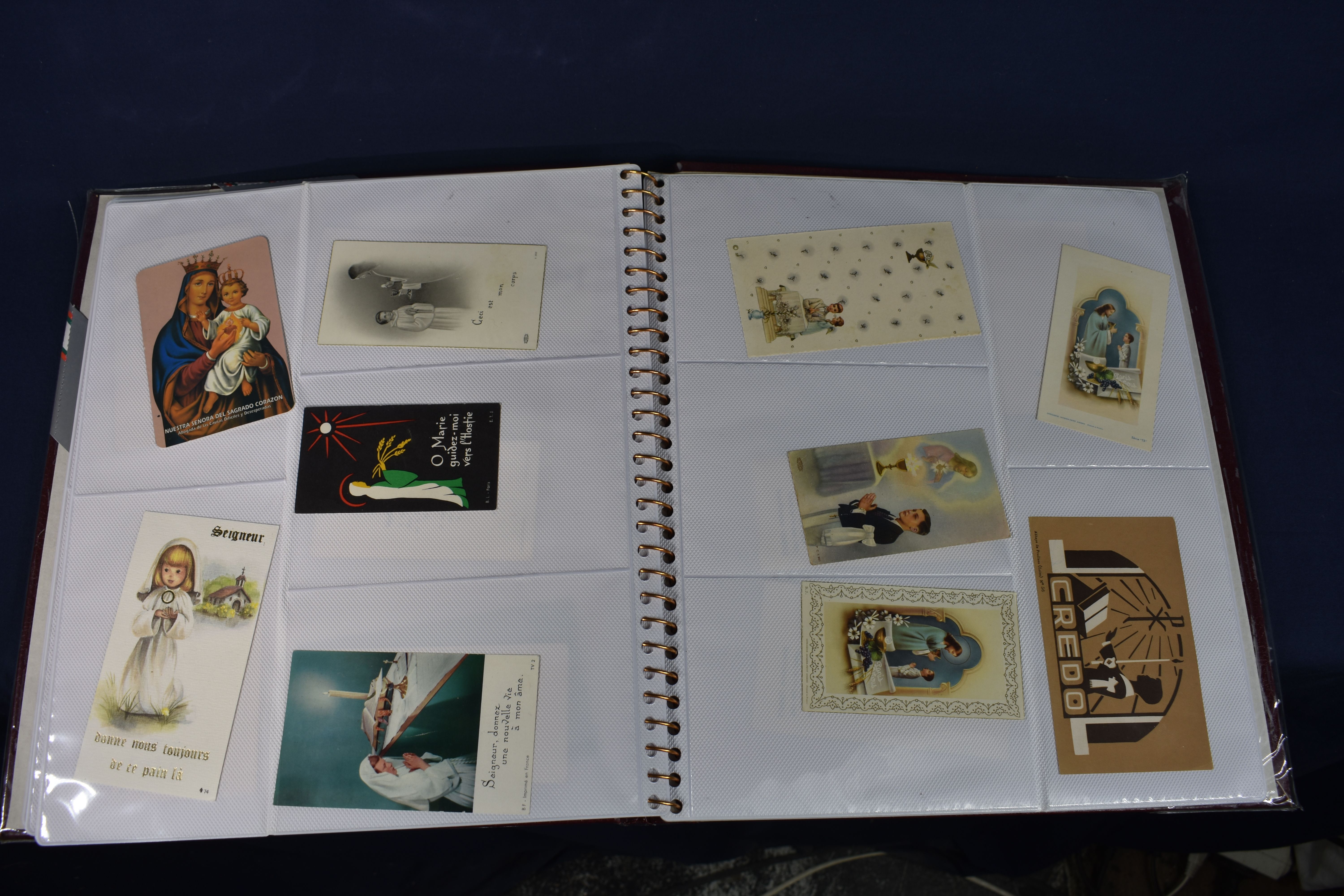 120 images de Communion, Confirmation dans un album, longueur 33, largeur 30 et hauteur 2.5 cm. État correct - Vue 5 - 