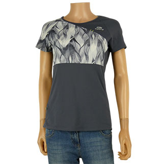 T-shirt de sport gris imprimé - femme - Decathlon - taille 36 - Photo 0