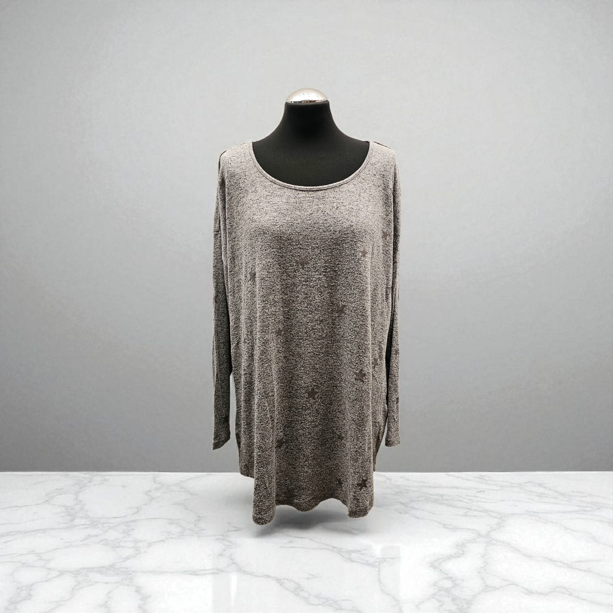 Tunique avec toile en surbrillance de la marque - MS Mode - Modalova