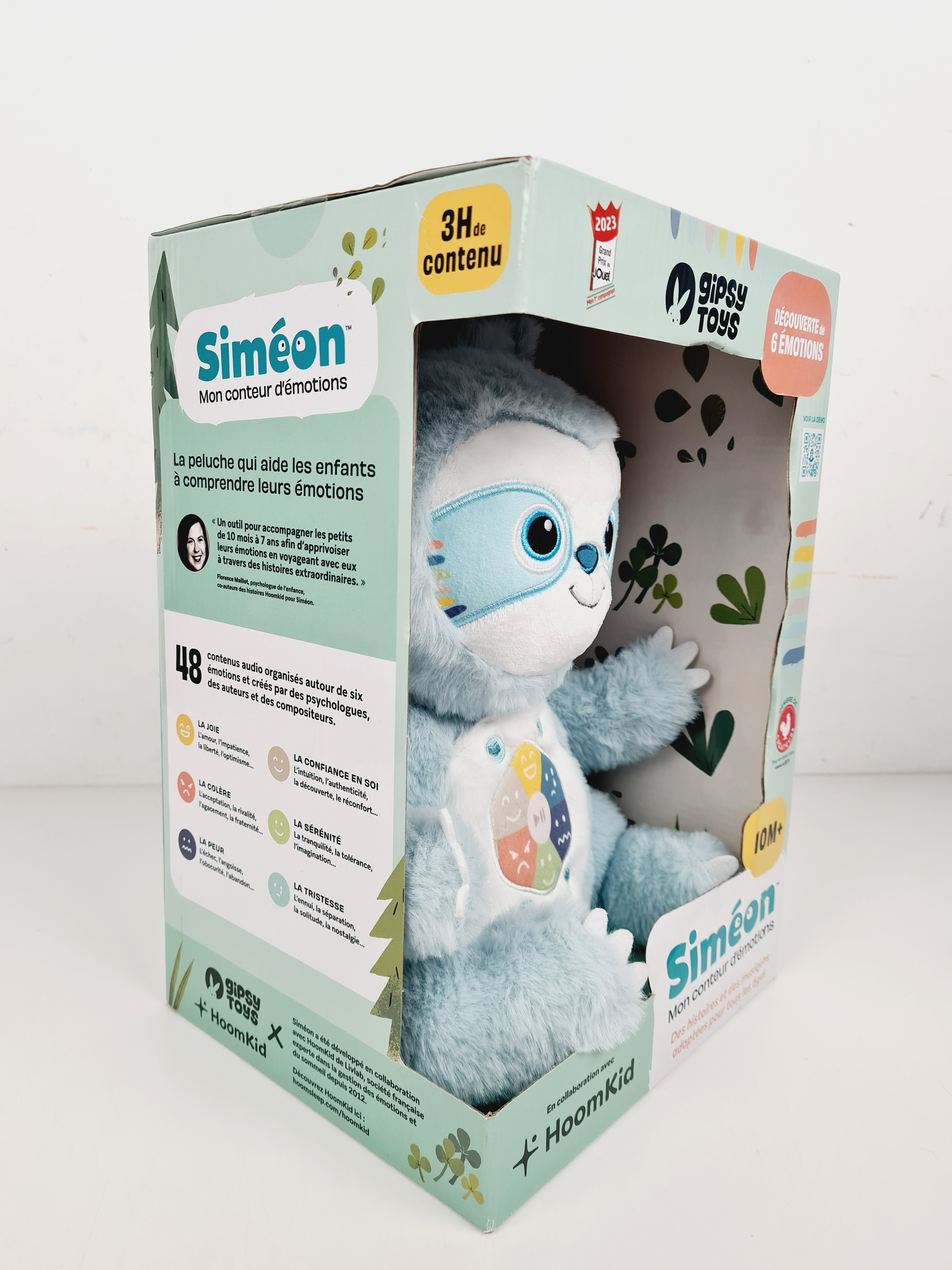 Peluche - Siméon, Mon Conteur d'Émotions - Gipsy Toys - 10 mois + Comme neuf - Vue 2 - 