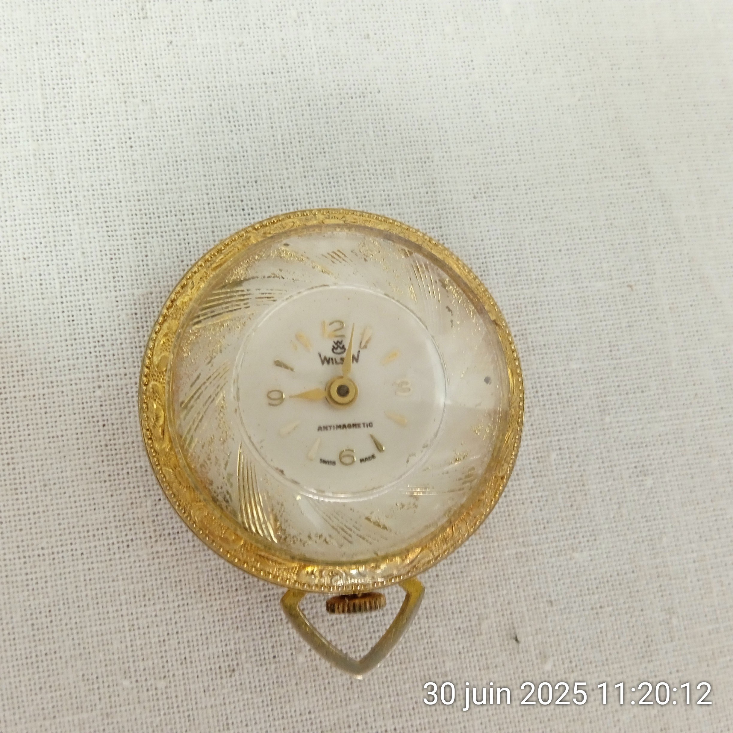 Ancien montre pendentif mécanique WILSON pour femme - Photo 2