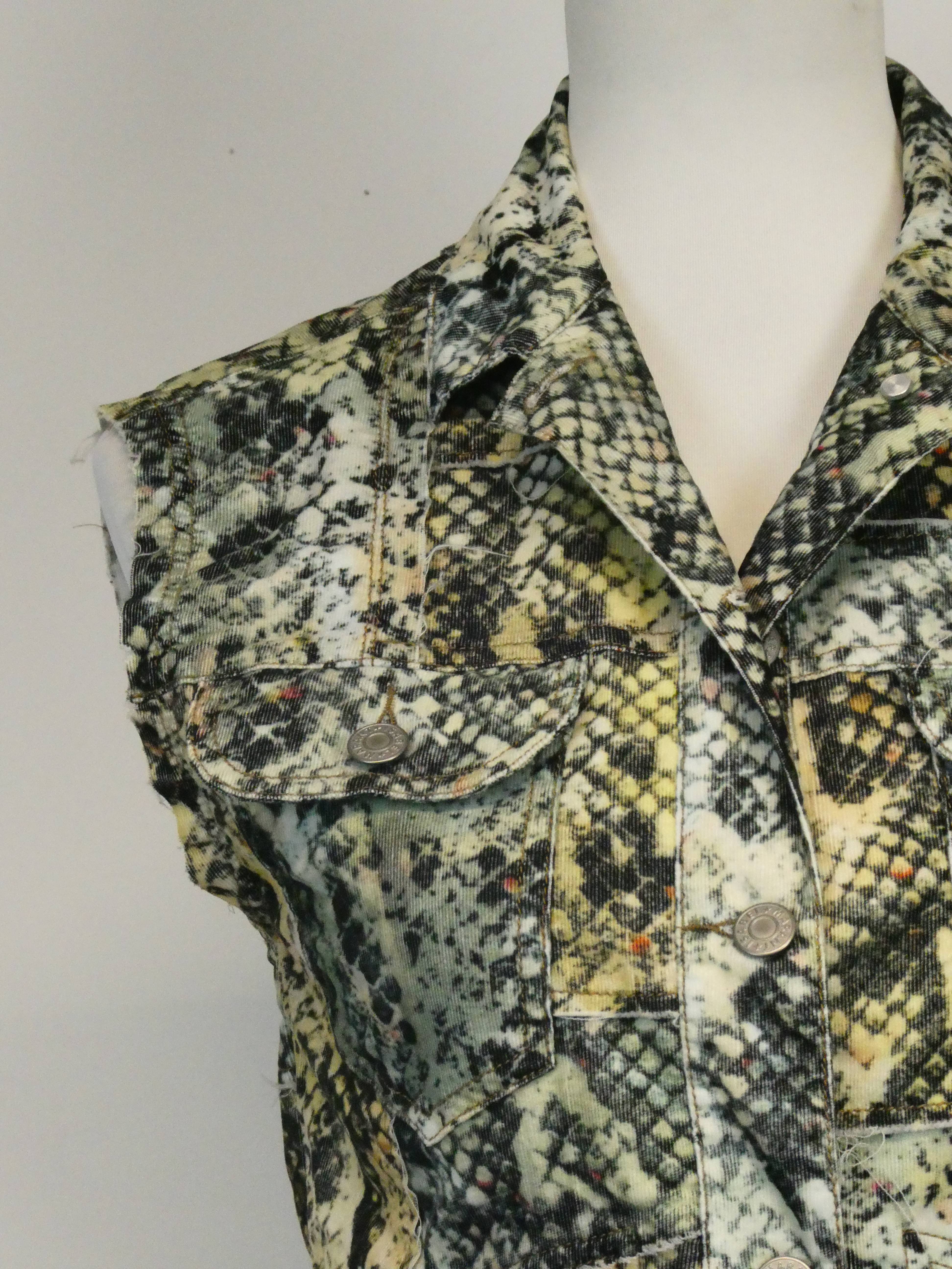 Isabel Marant gilet sans manches à motif - Taille M - Photo 9
