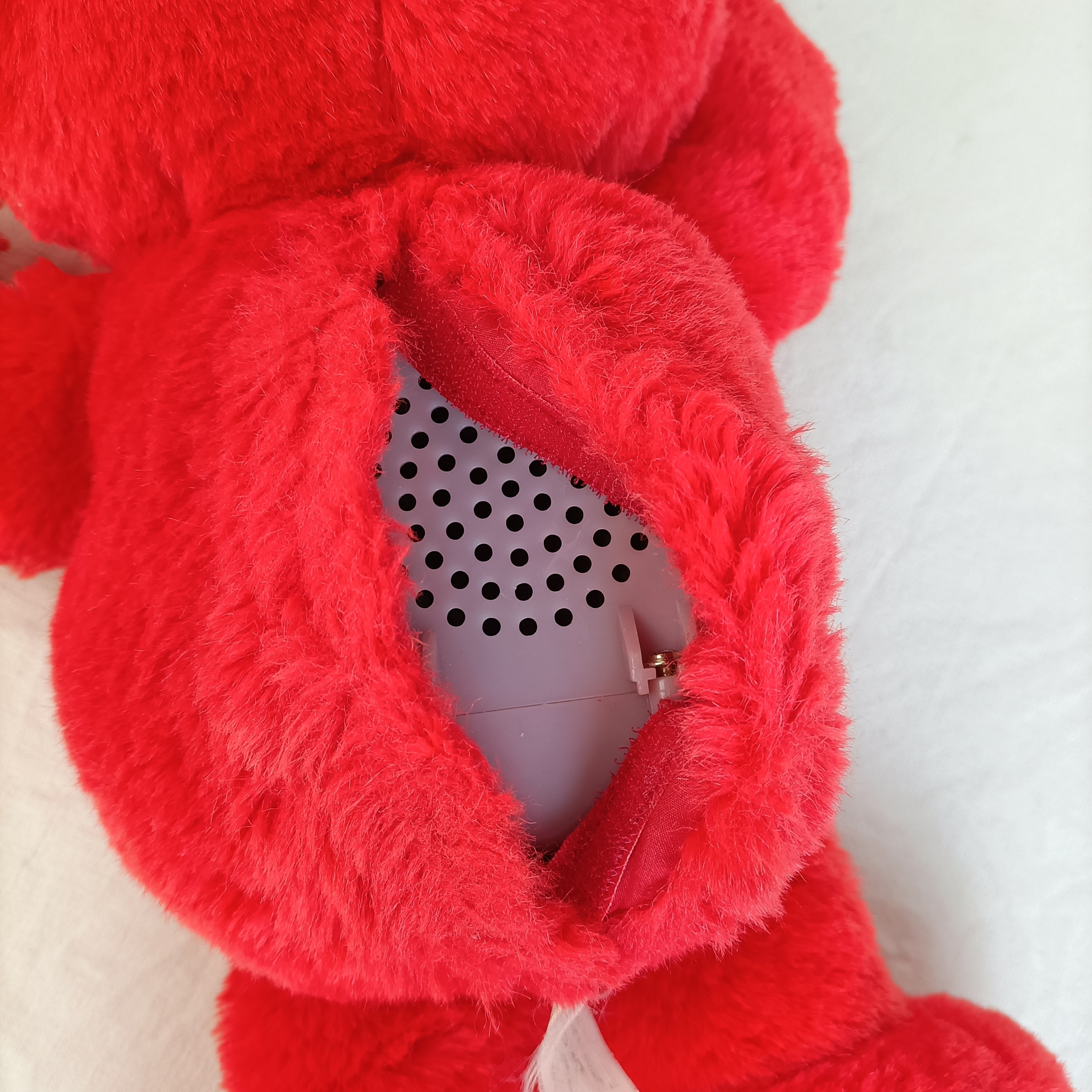 Peluche parlante Elmo "Chatouille -moi!" TYCO 1996 - Bon état - Photo 5