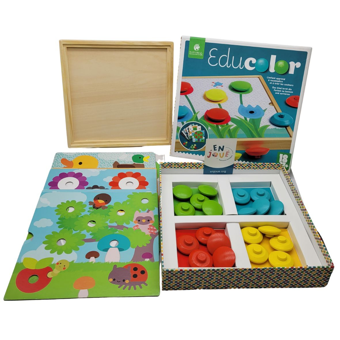 Voir photo 4 de Jeu éducatif - Jeu de découverte Nature et Découvertes Educolor - Dès 18 mois. Jeu éducatif - Jeu de découverte Nature et Découvertes Educolor - Dès 18 mois. Bon état - Vue 4 -