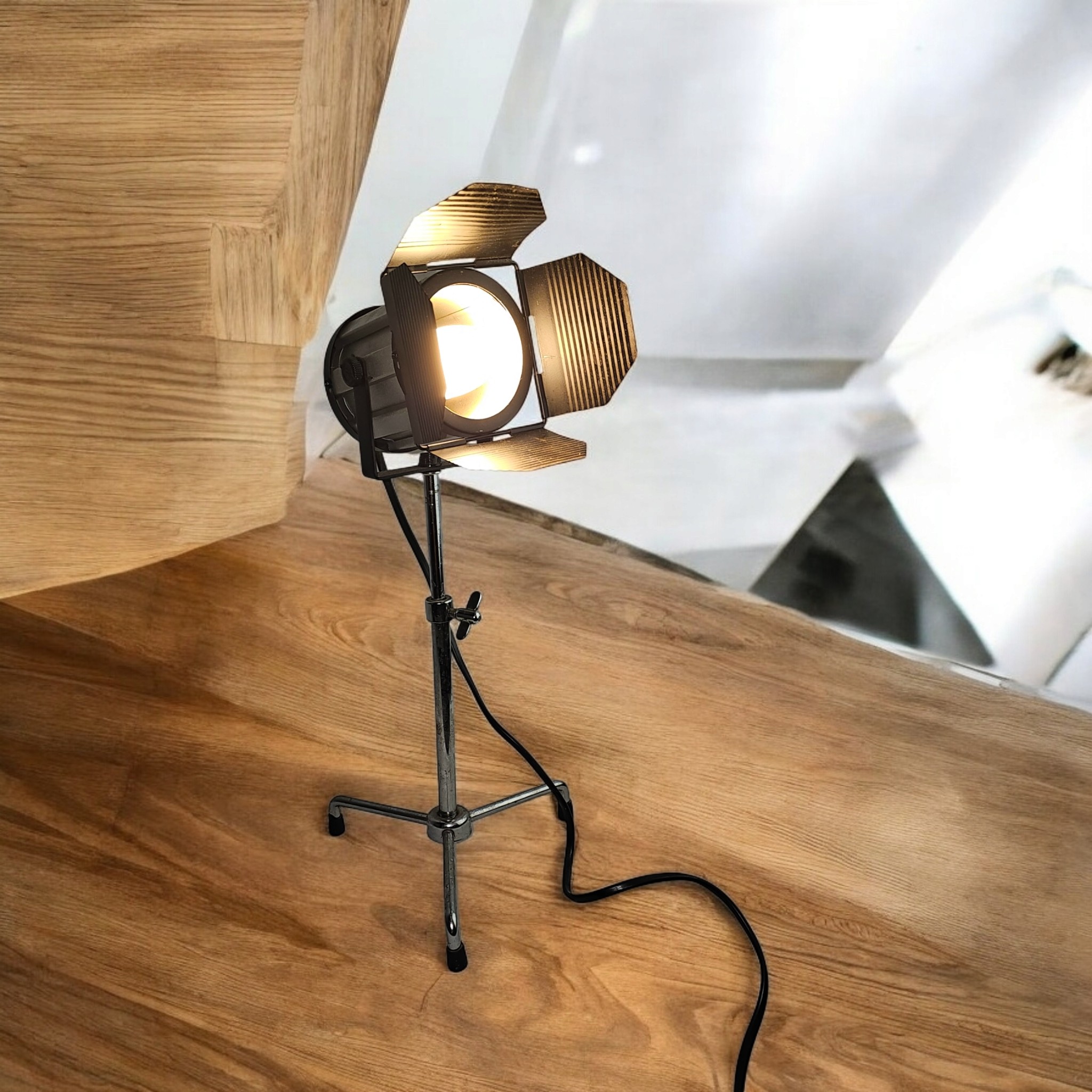 Lampe projecteur en métal style Rétro ( sans ampoule ) - Très bon état - Photo 3