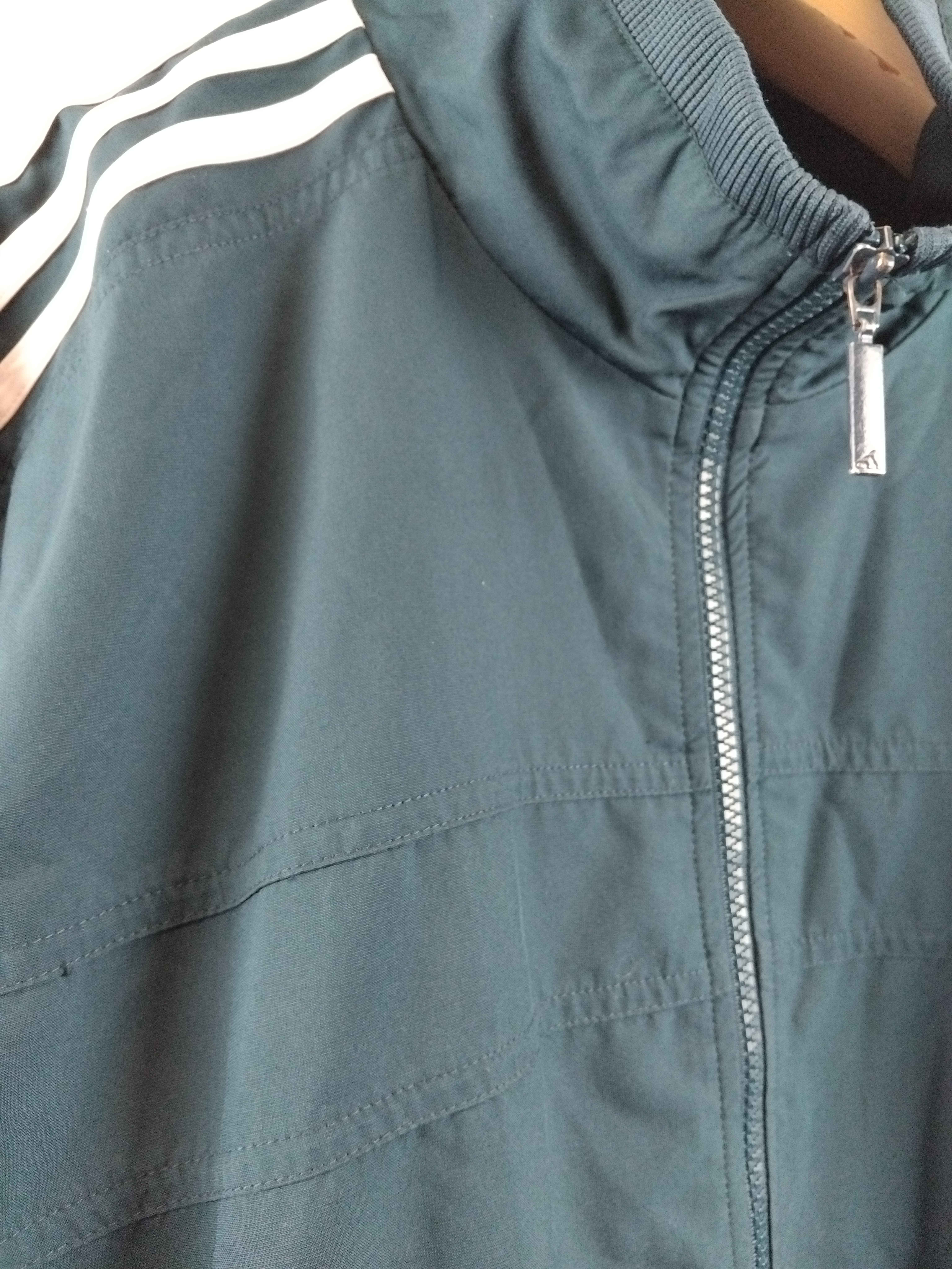 Veste de sport bleue foncée et blanche - Adidas - 58/60 - Photo 1