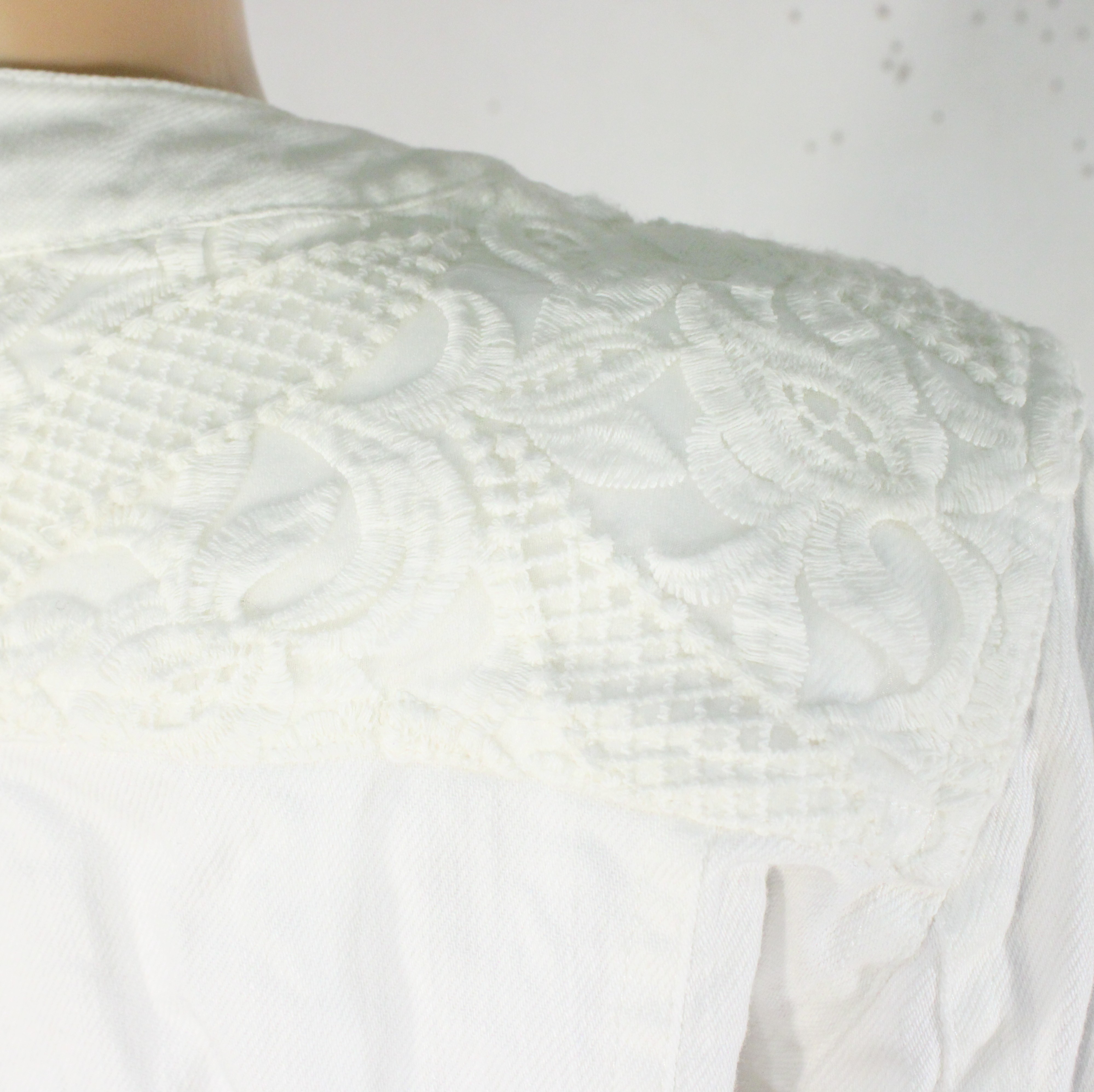 Veste Jean's Femme Blanc JAQUELINE RIU Taille 42 - Photo 4