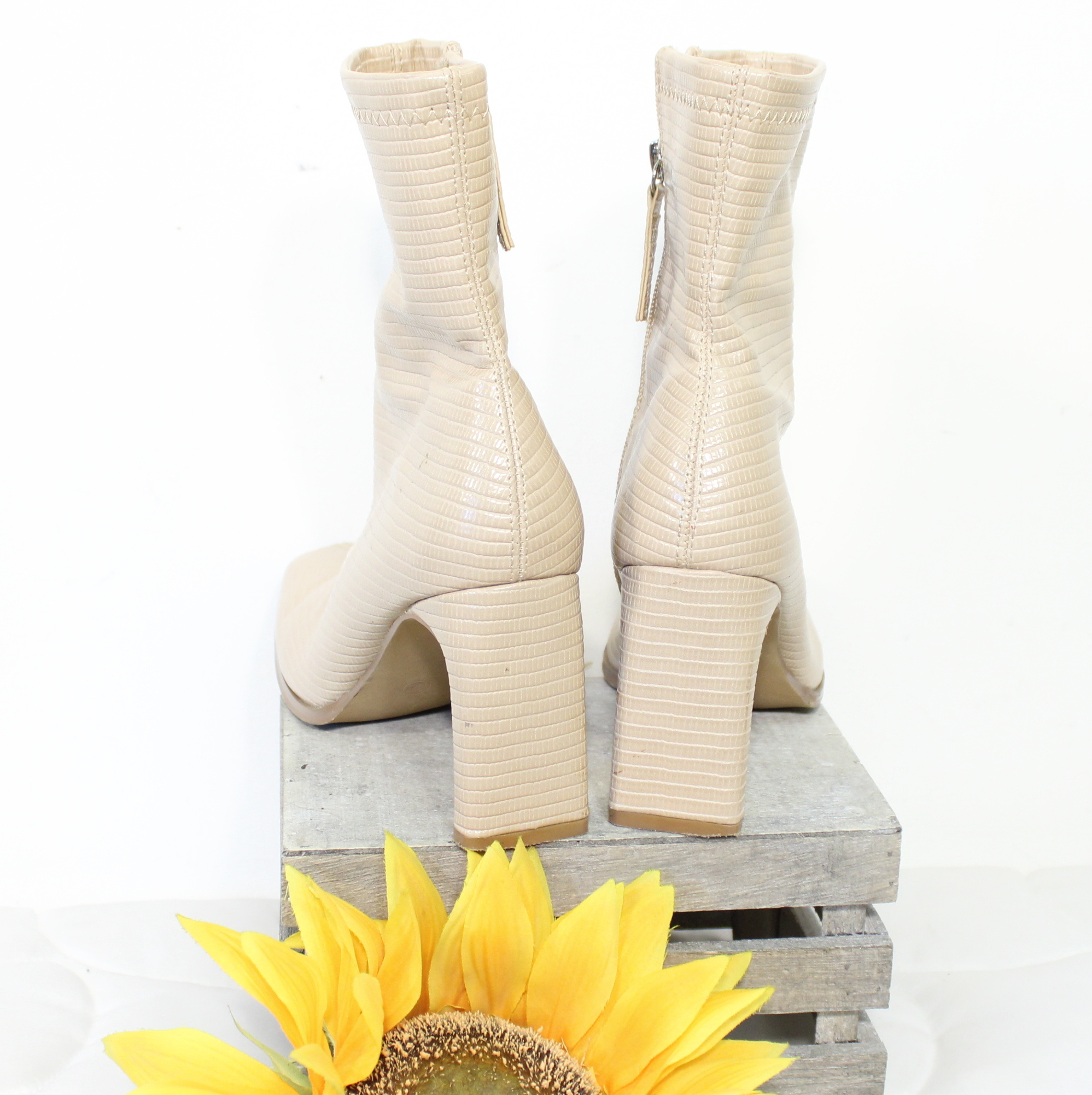 Bottines Femme Beige Pointure 36 - Photo 3