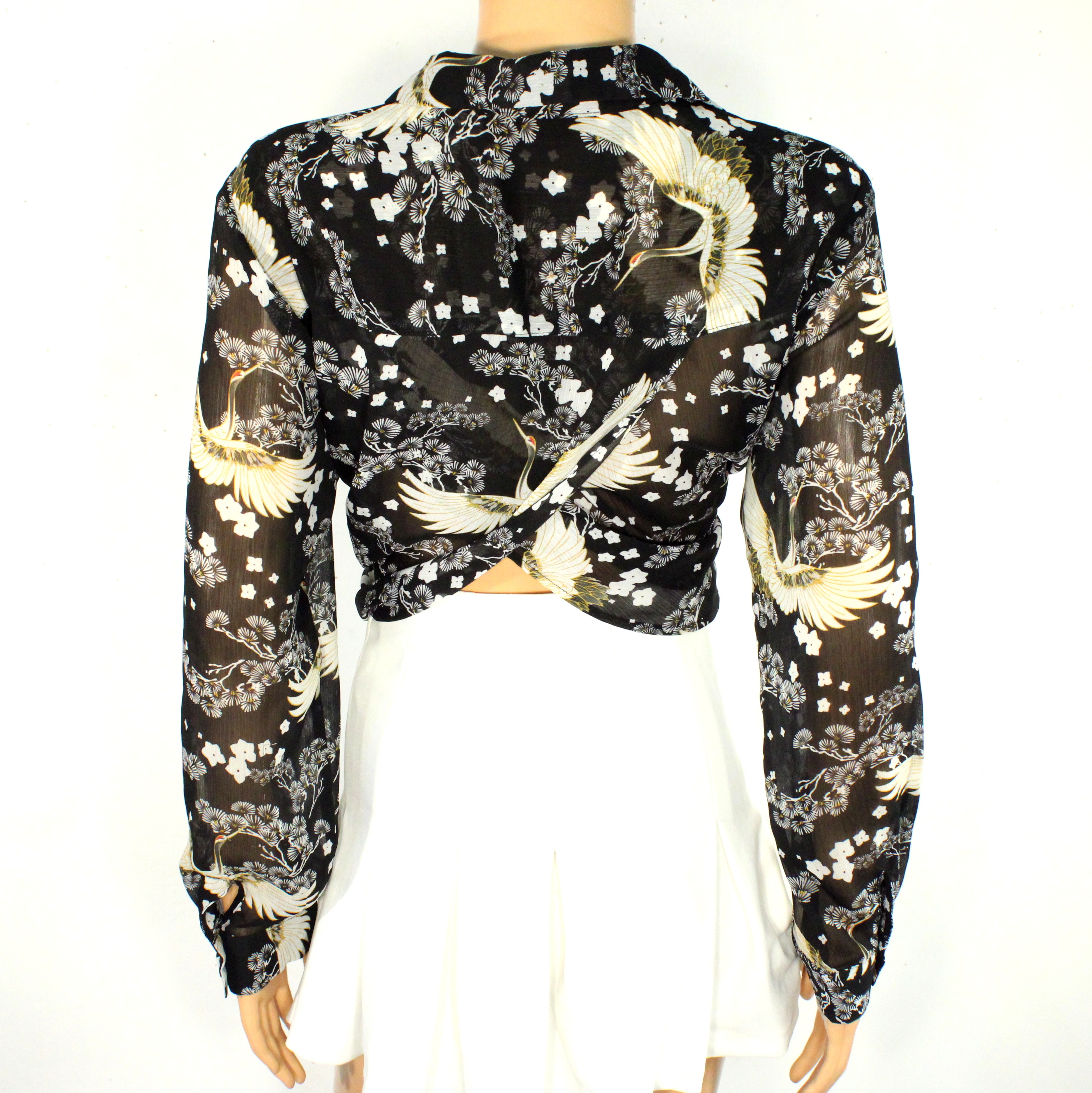 Chemise Noire & Blanche PROMOD Estimée Taille Unique - Photo 1